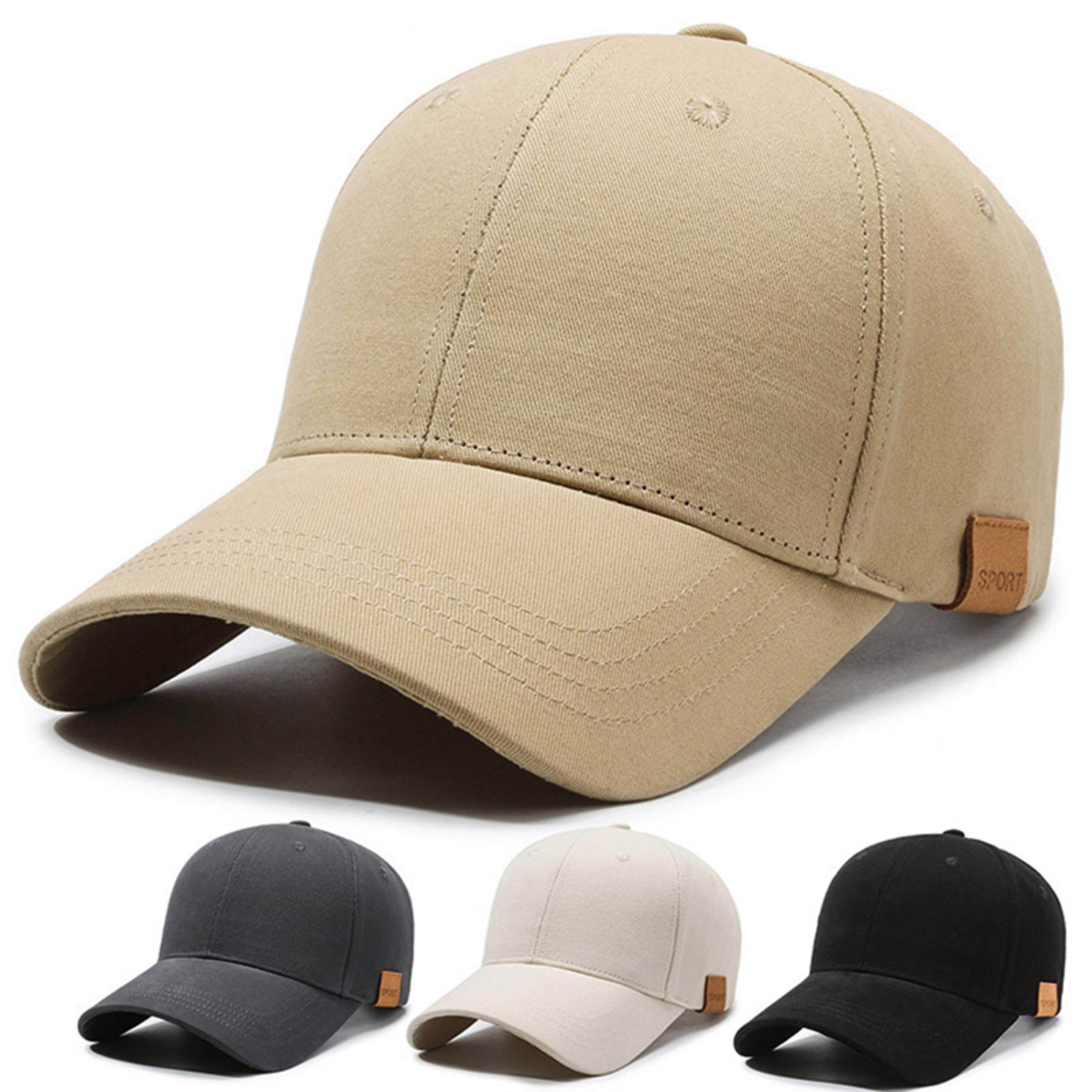 casual sport hat men big size baseball cap, dry quickly sun cap women outdoors, breathable cotton summer hat