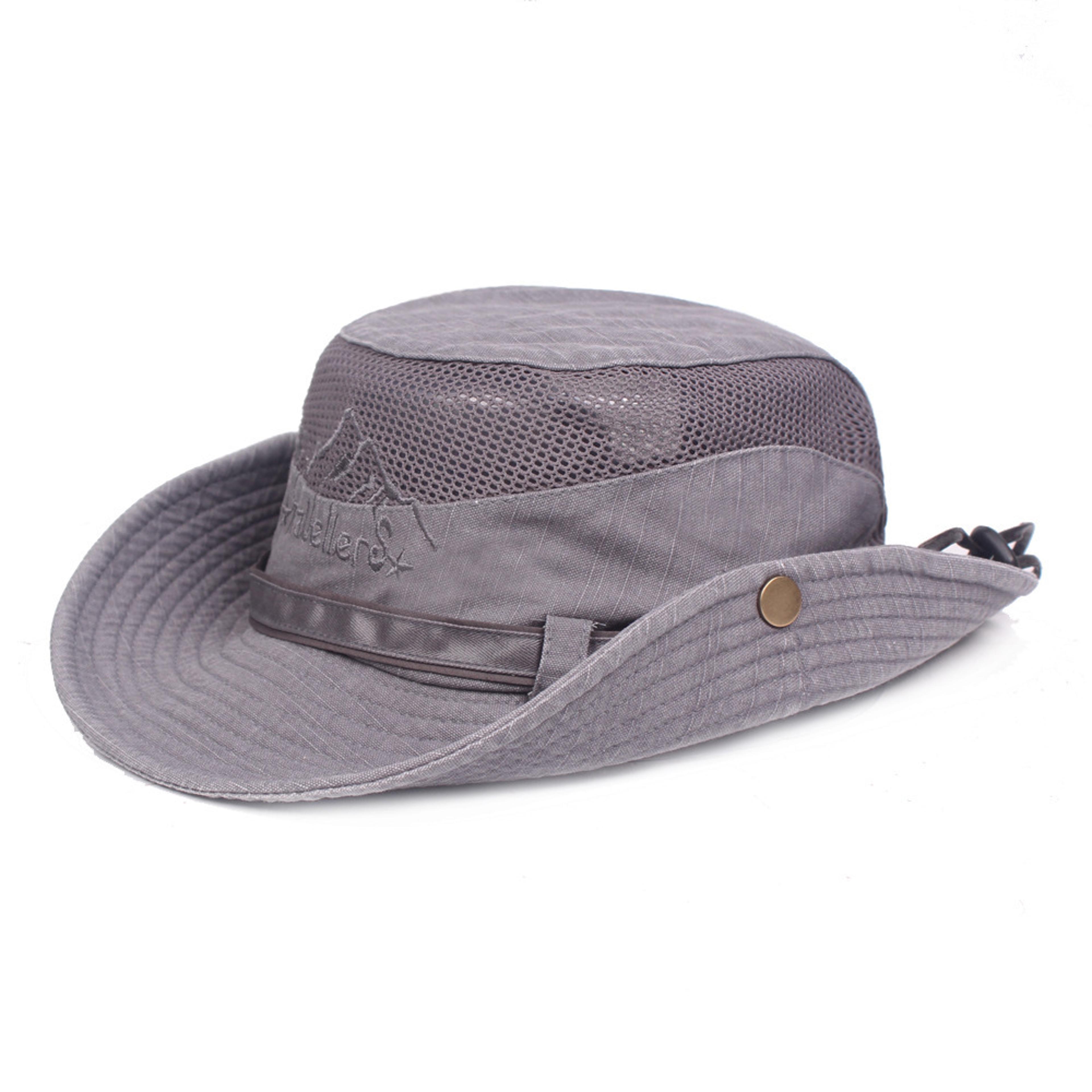 Summer Panama Style Mesh Bucket Hat Mens Breathable Design Perfect For Hiking Fishing Beach Sun Pro 1