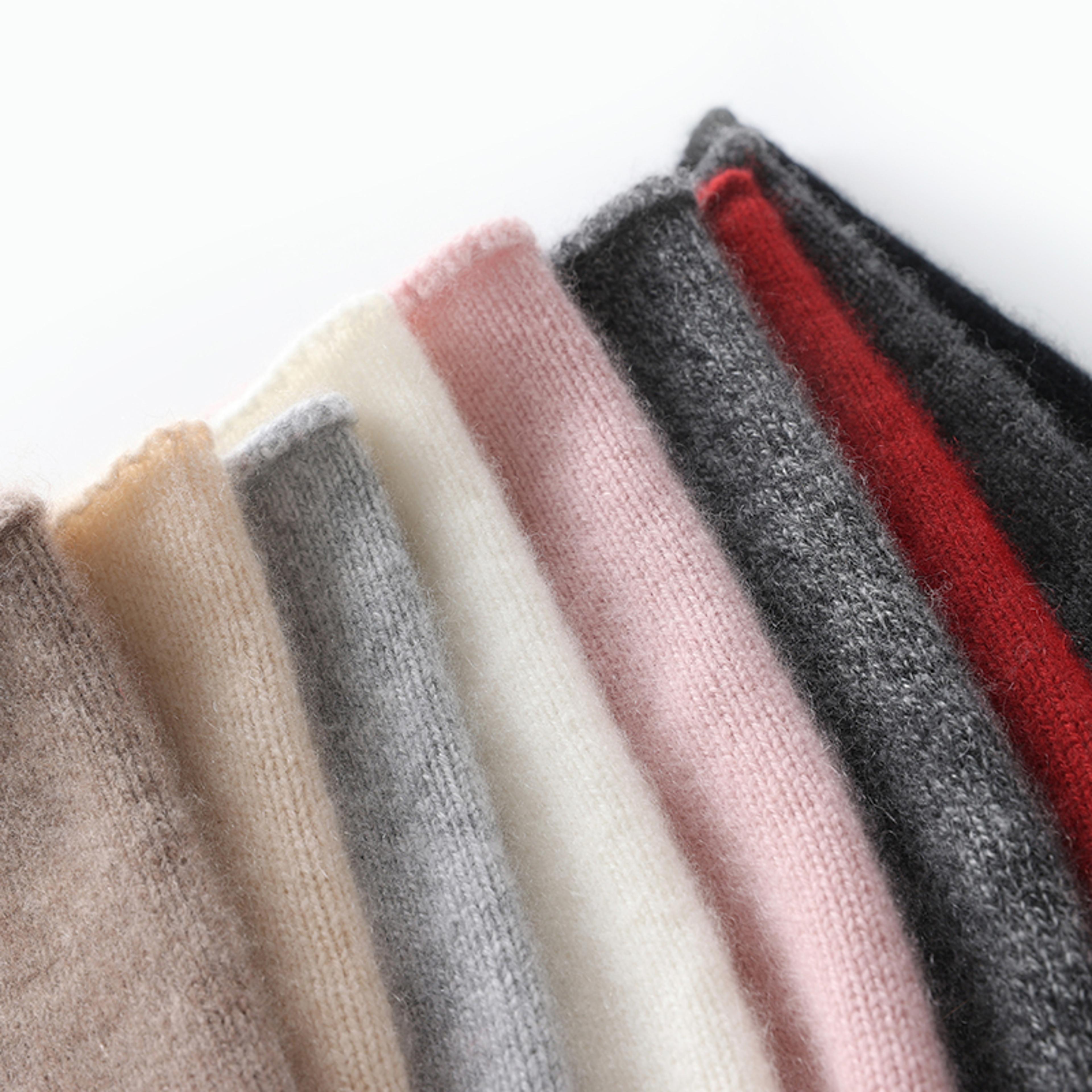 Cashmere Knitted Beanie Hat Winter Unisex Outdoor Casual Cap Solid Color Keep Warm Hedging Hat For  3