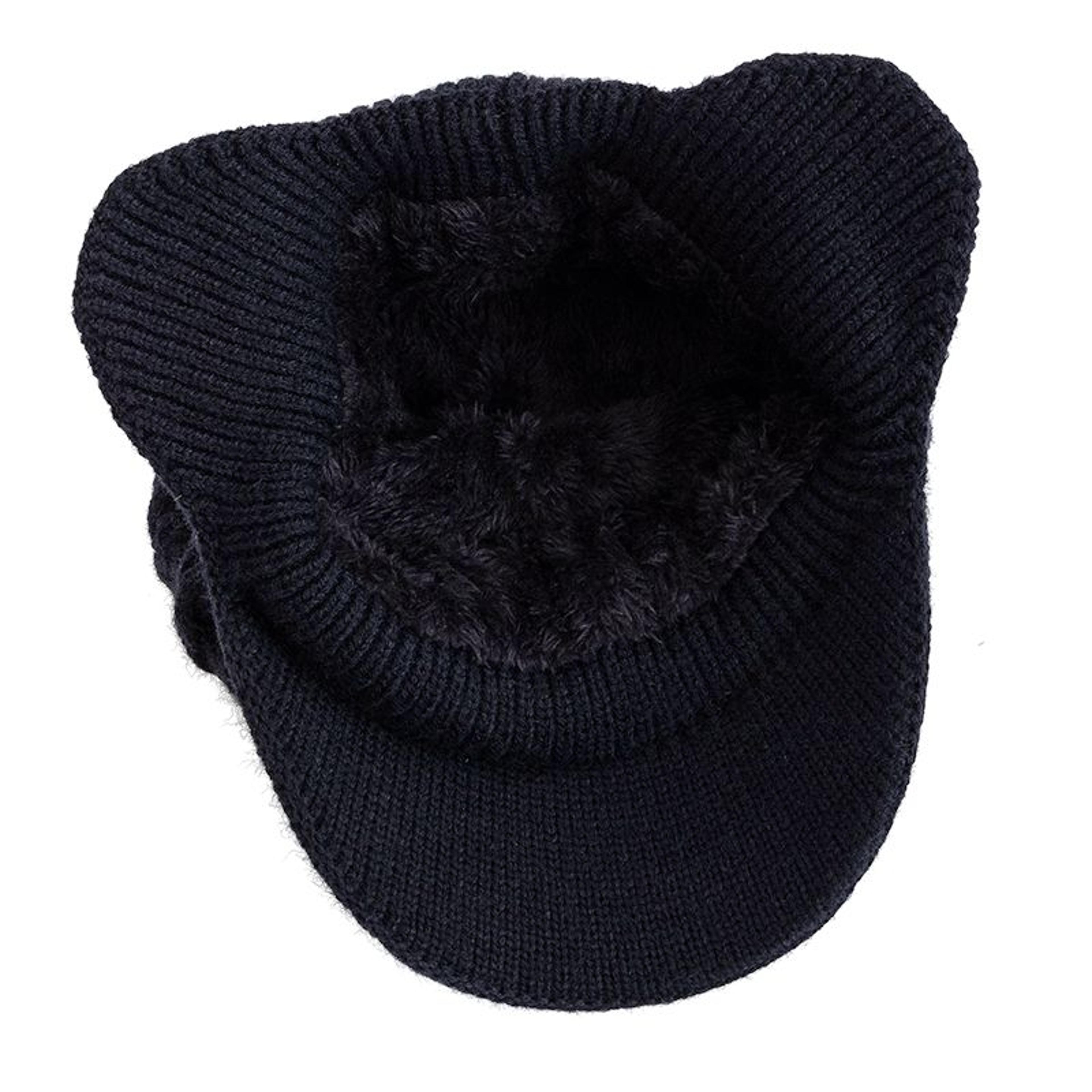 Ski Beanie With Ear Covers For AllDay Warmth Plush Lined Knit Hat For Snow Weather 5