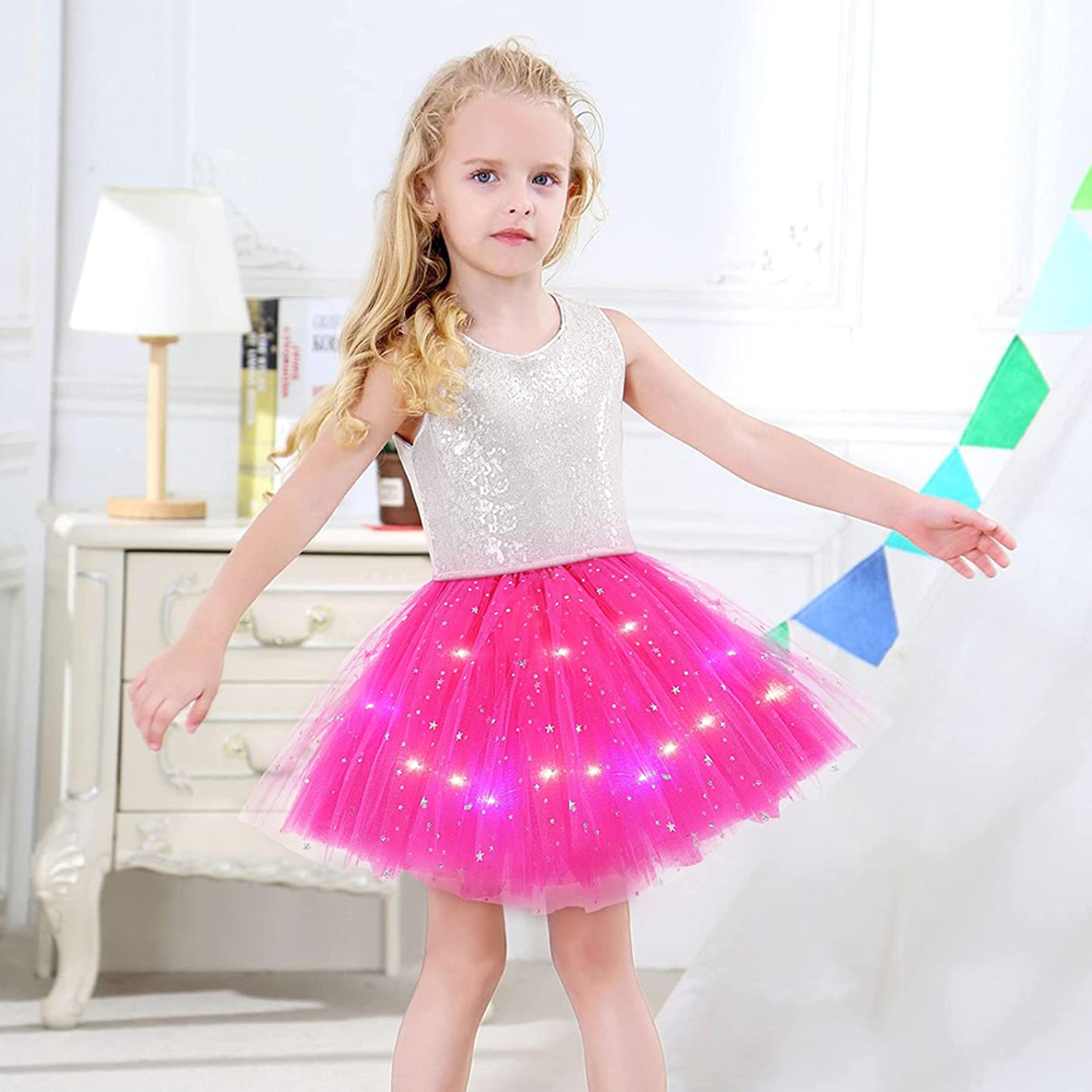 luminous led tutu skirt light up party skirt for kids