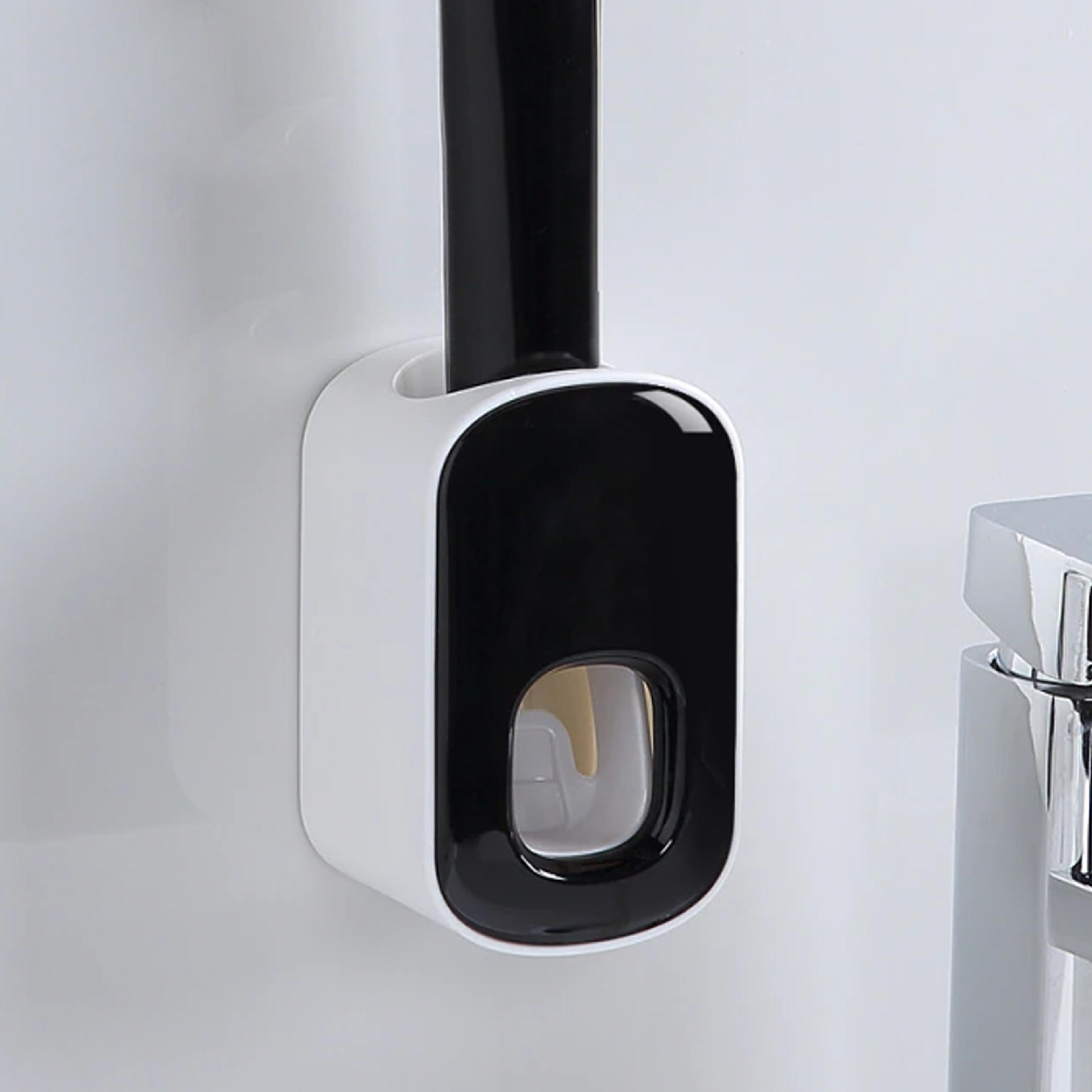 Automatic toothpaste dispenser for easy bathroom organization