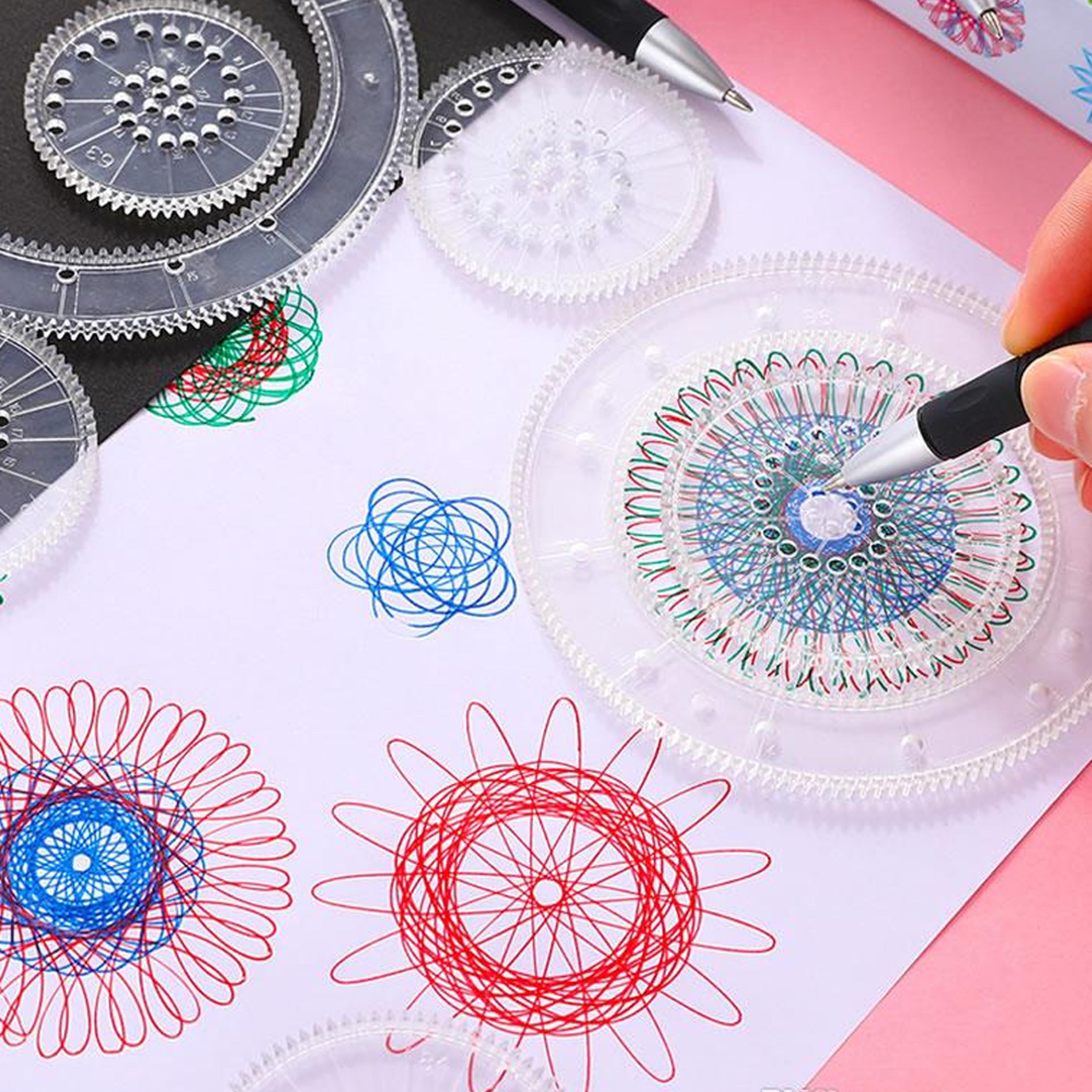 Educational Spirograph drawing kit for home