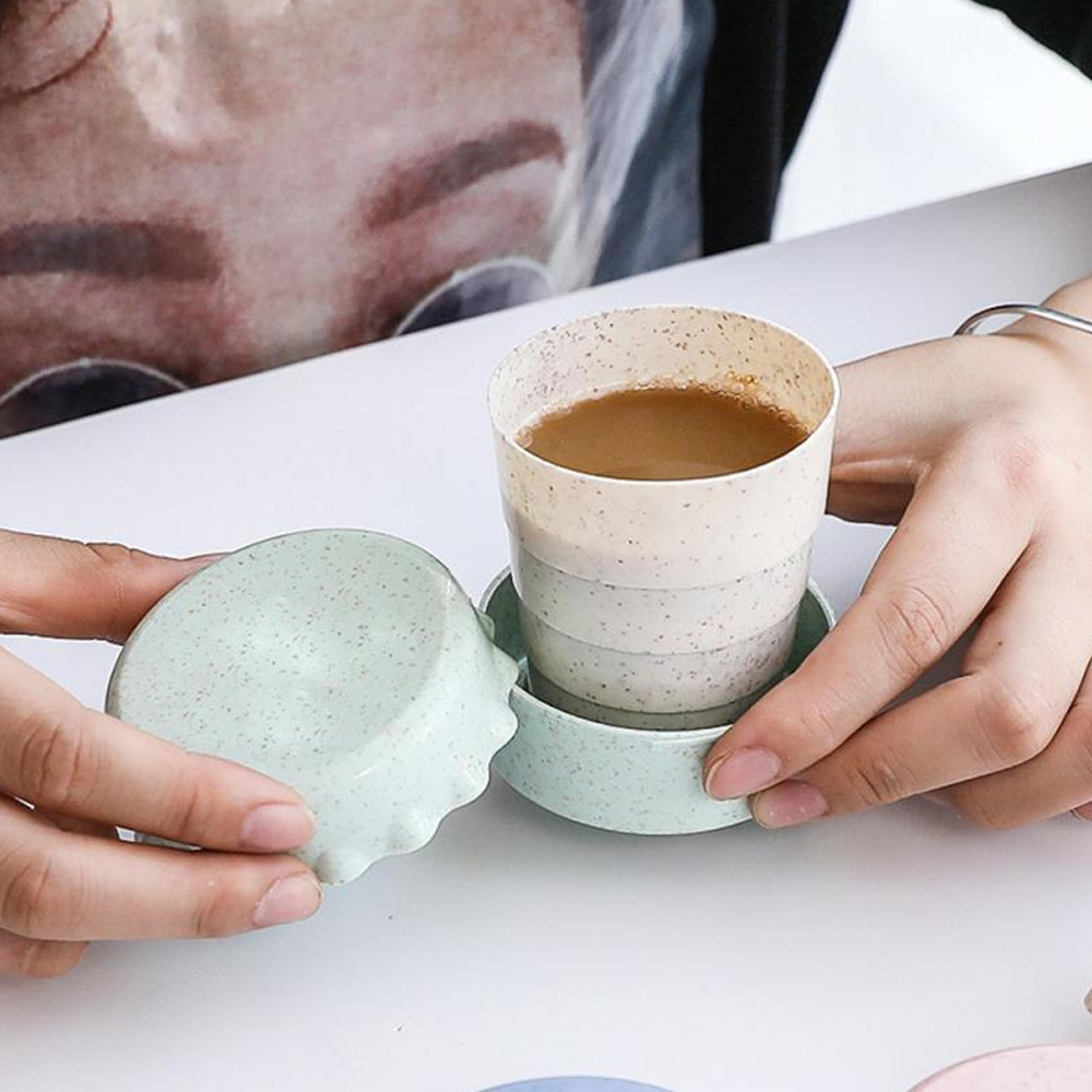 easy-bring foldable travel cup