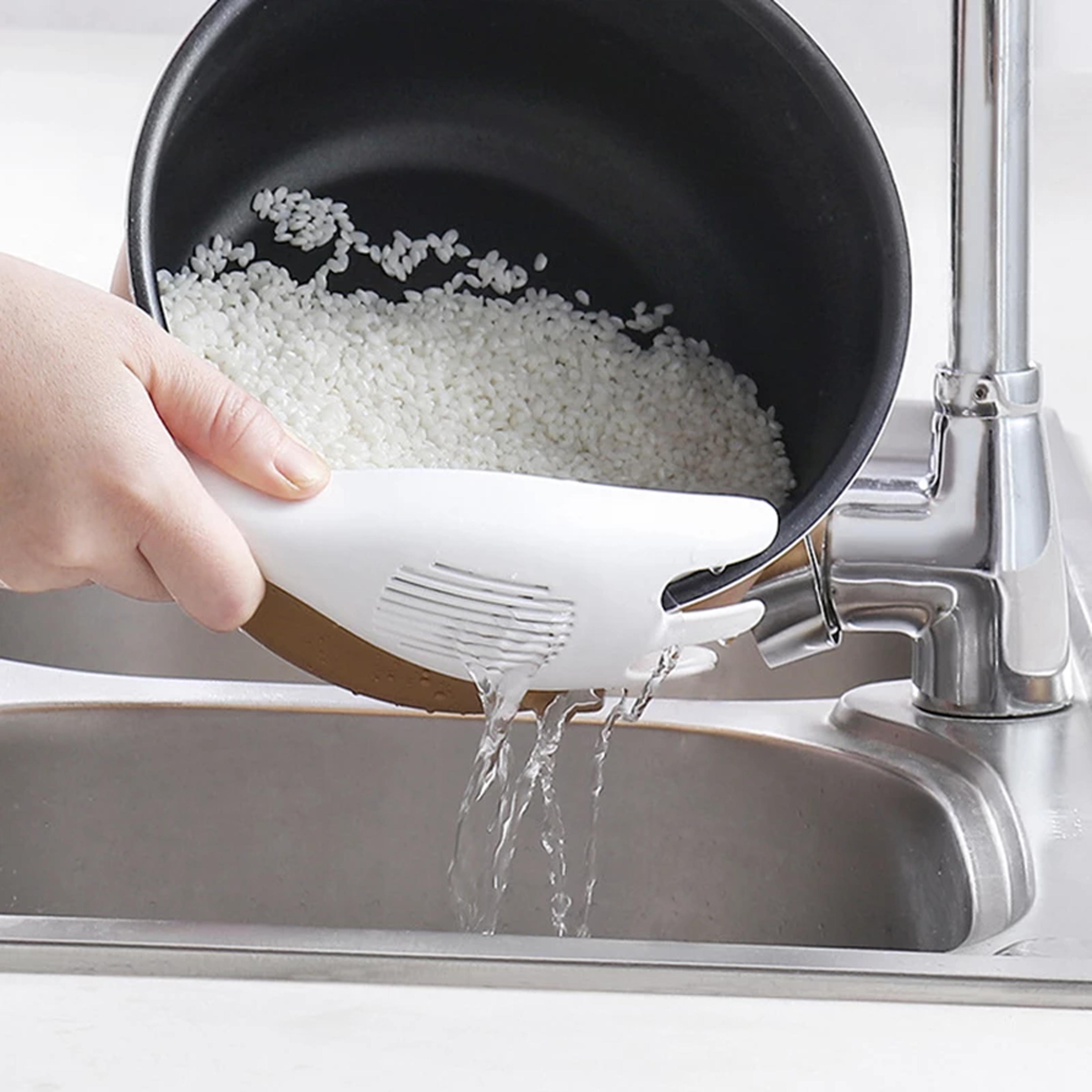 rice washing spoon