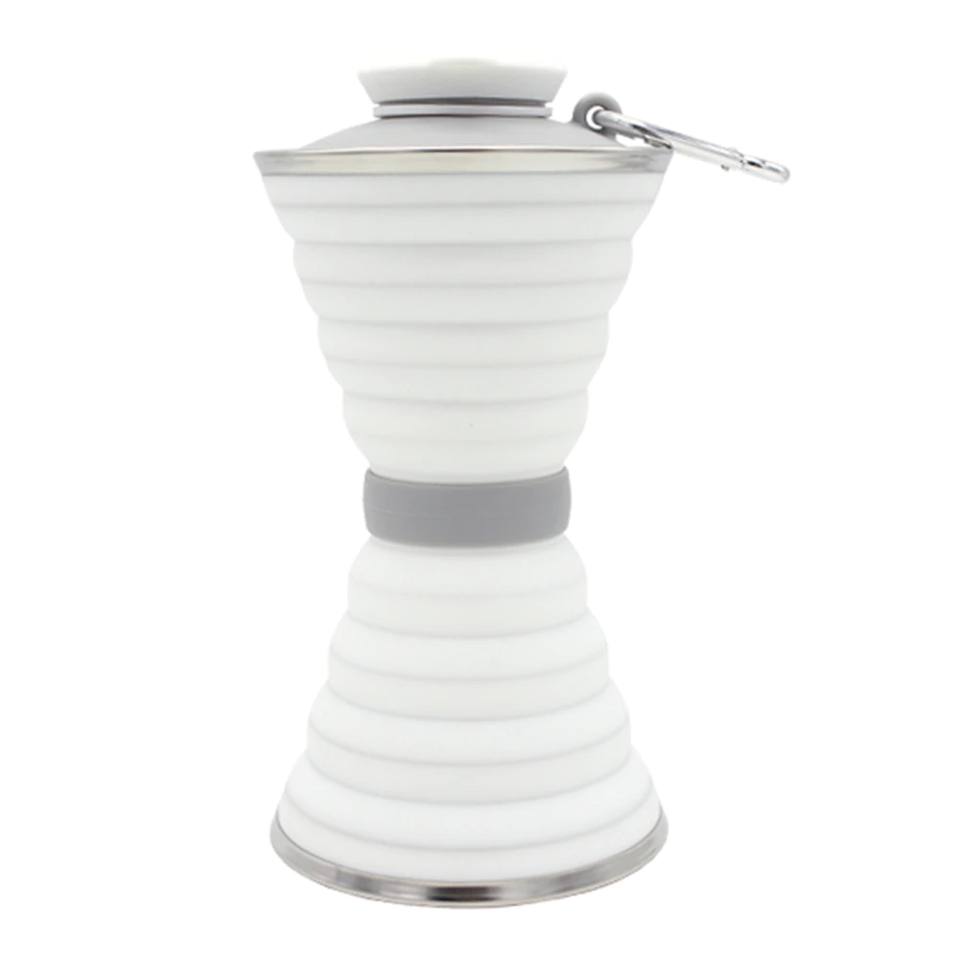 Outdoor Collapsible Water Bottle transparent