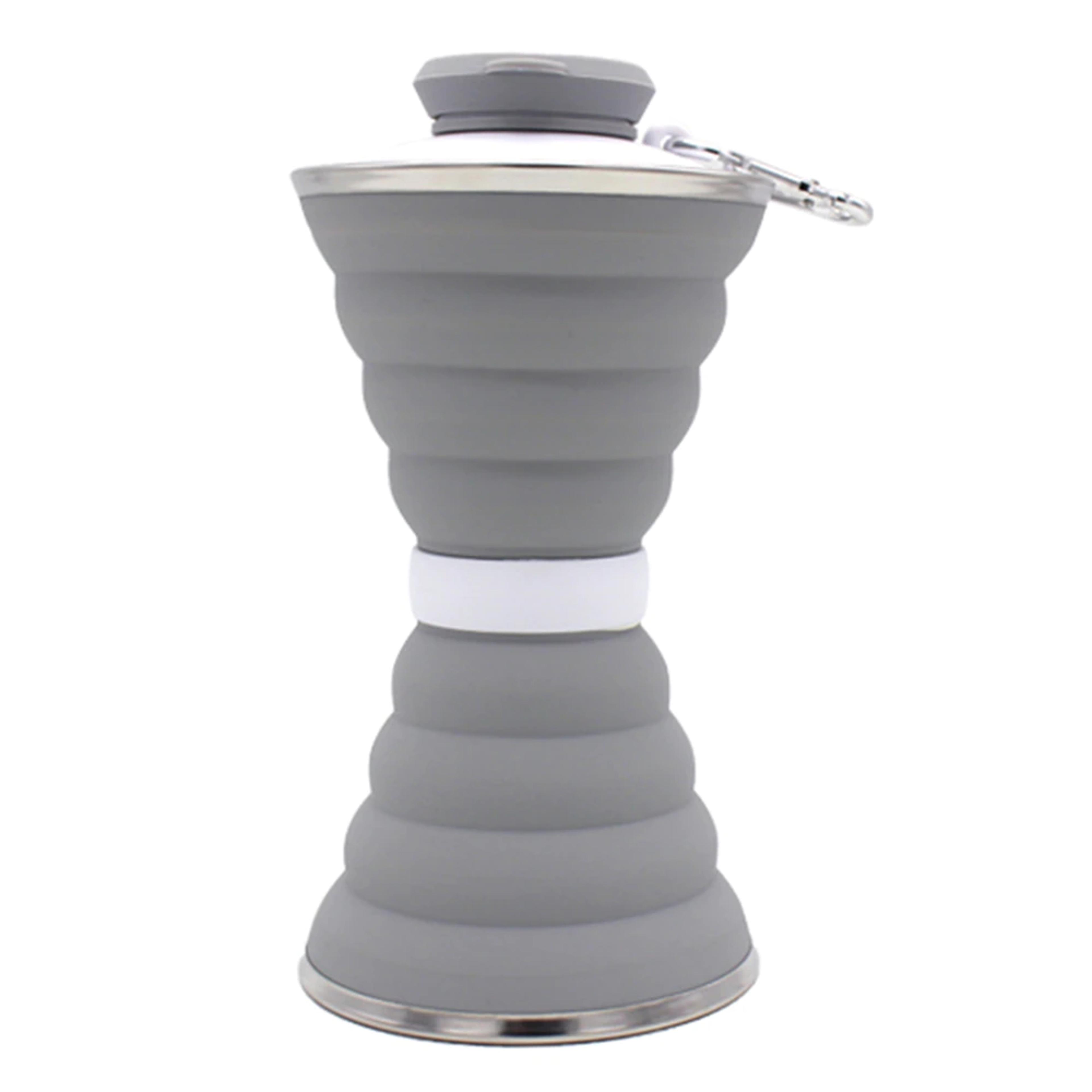 Outdoor Collapsible Water Bottle grey