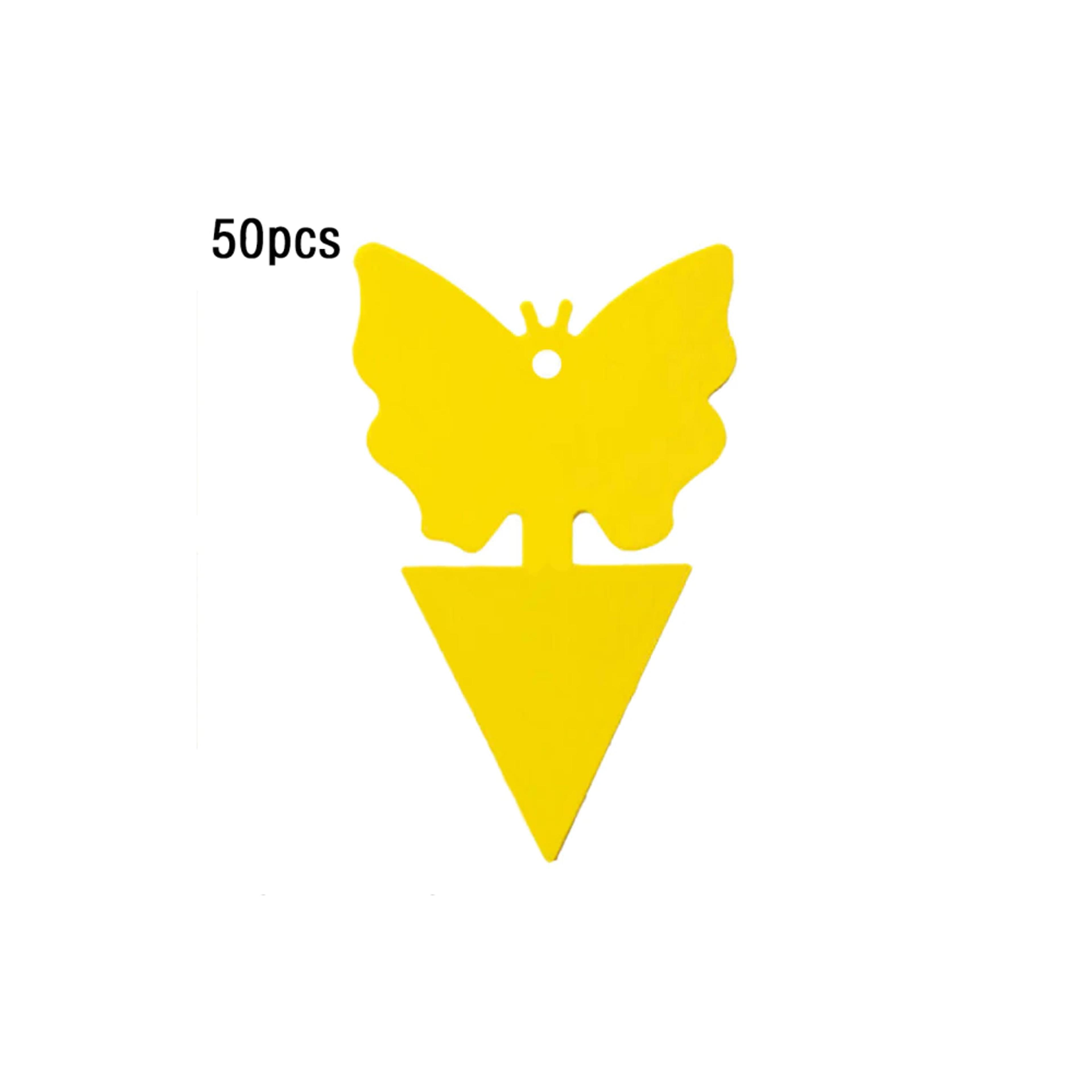 stickytrapfruitflyfungusgnatbutterfly 50pcs