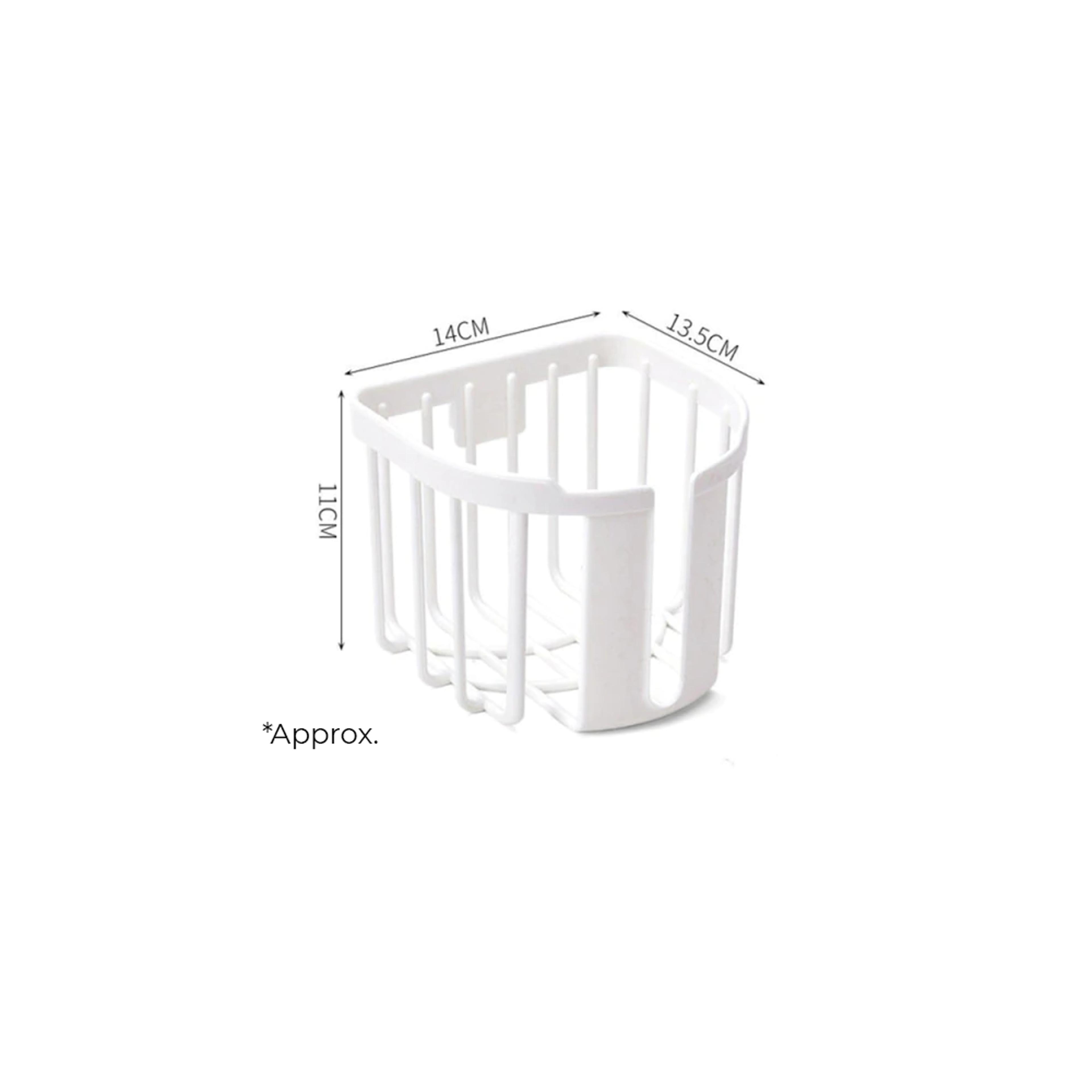 cagetoiletpaperholder white
