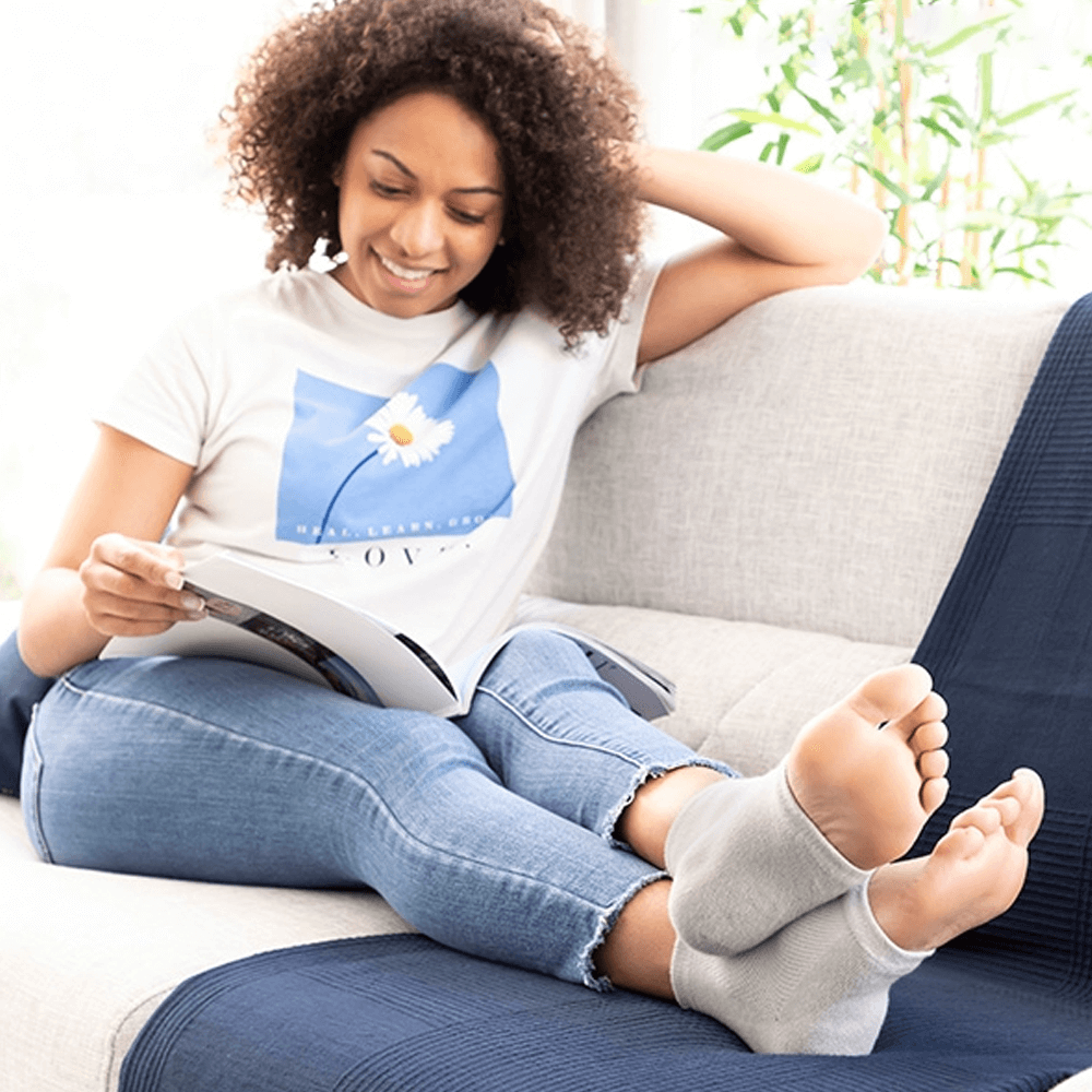 moisturizing ped socks