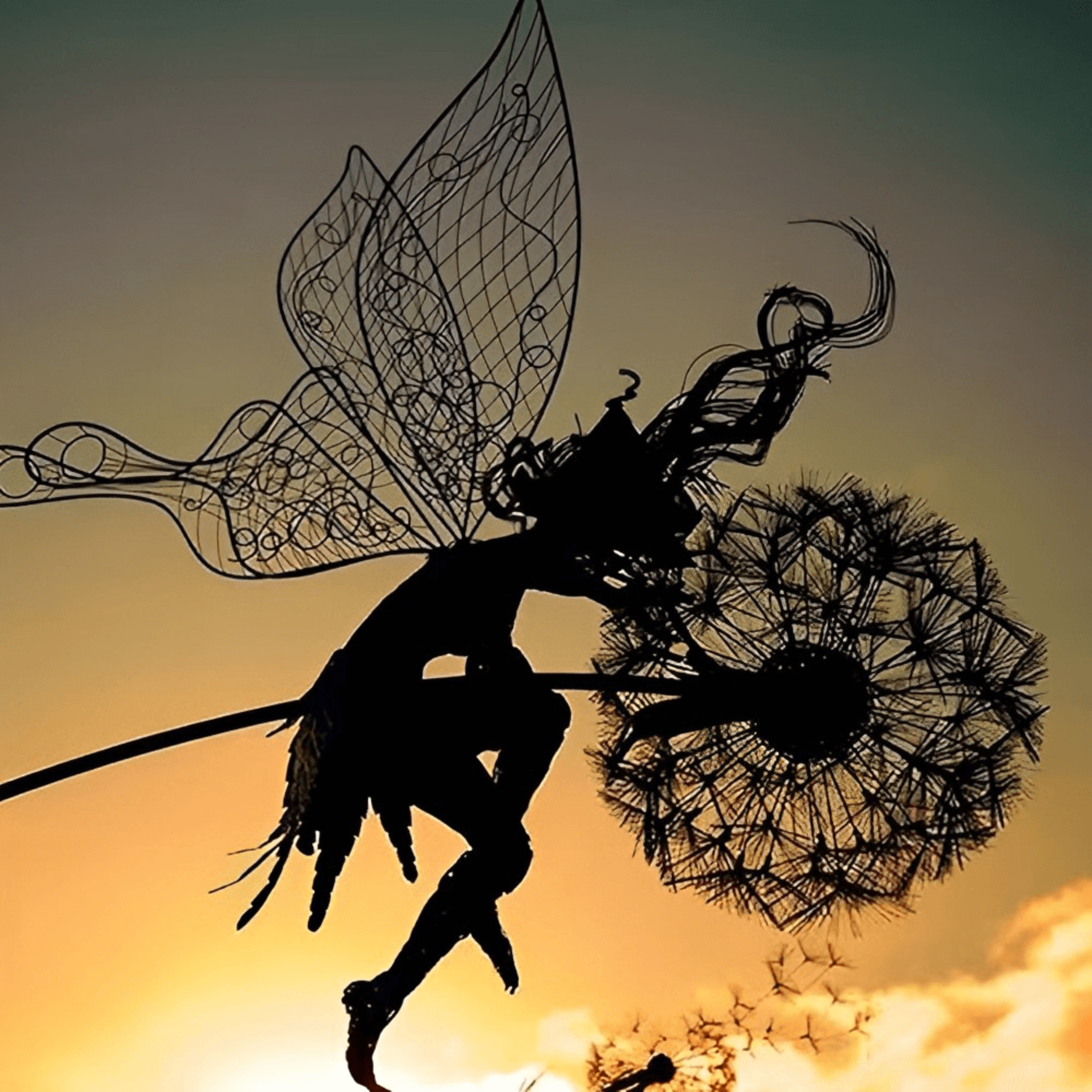 fairy sculpture for garden