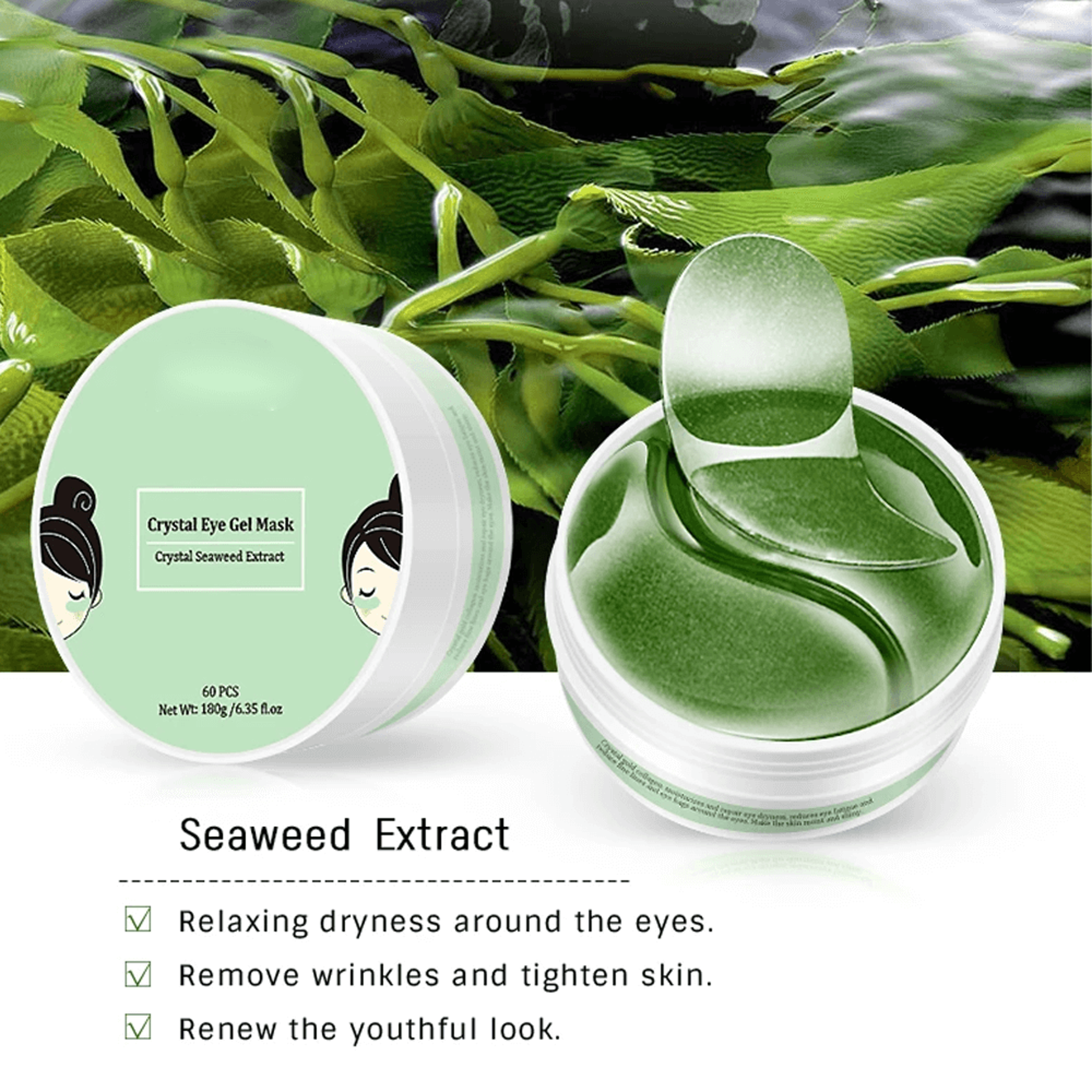 Natural remedy for eye wrinkles and puffiness
