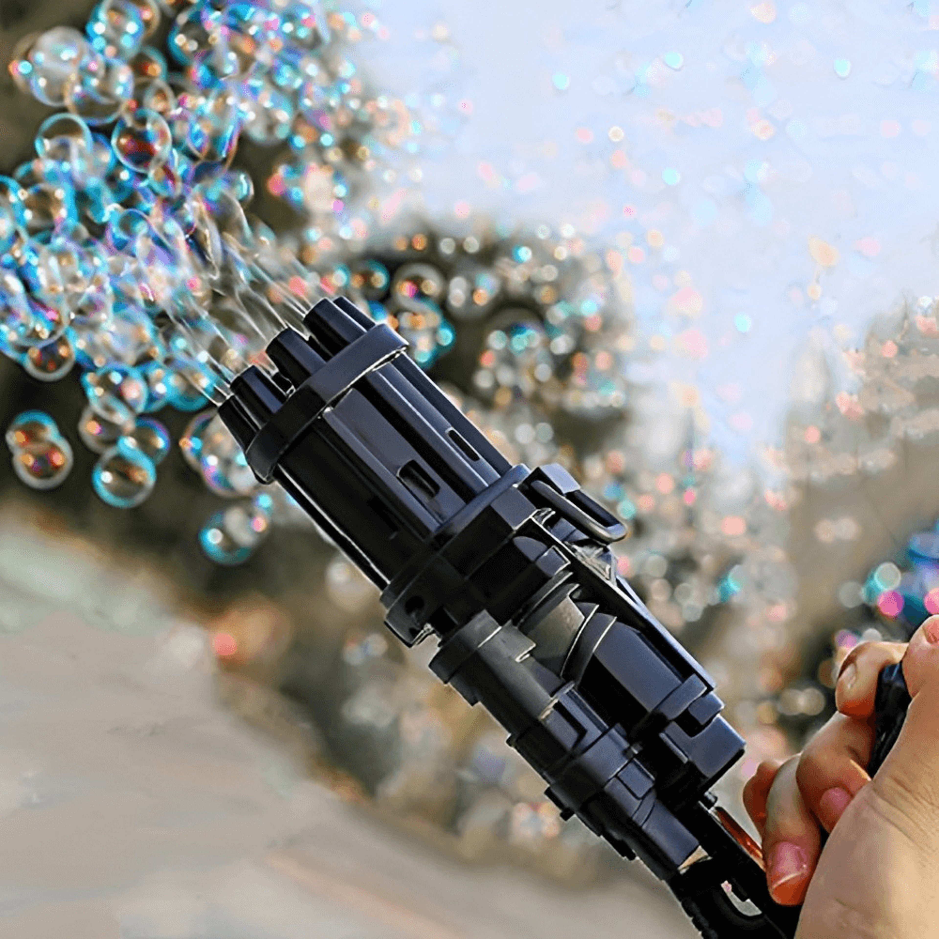 the bubble gun