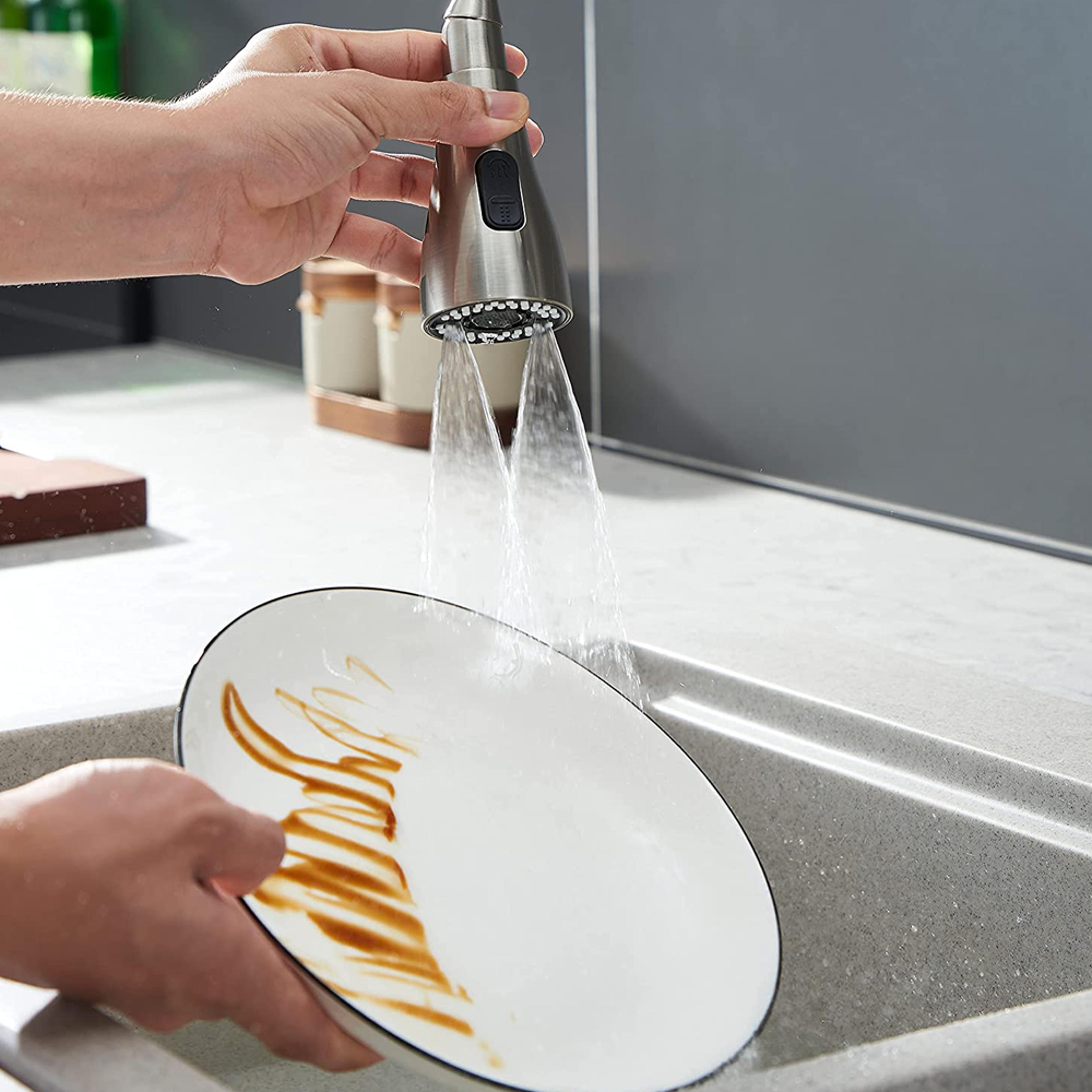 3 function kitchen faucet spray head