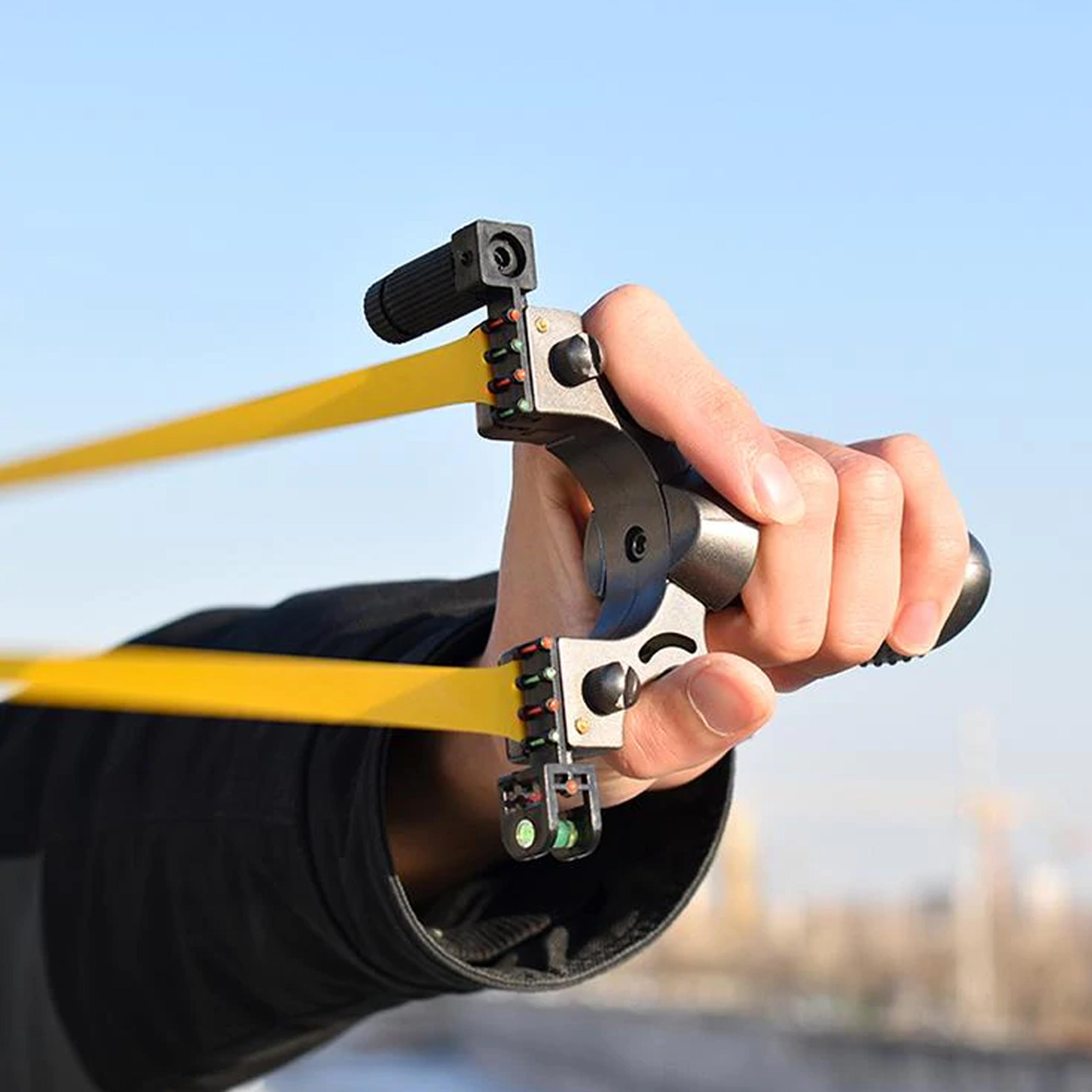 High Accuracy Laser Slingshot Rifle  Perfect for Hunting  Target Practice