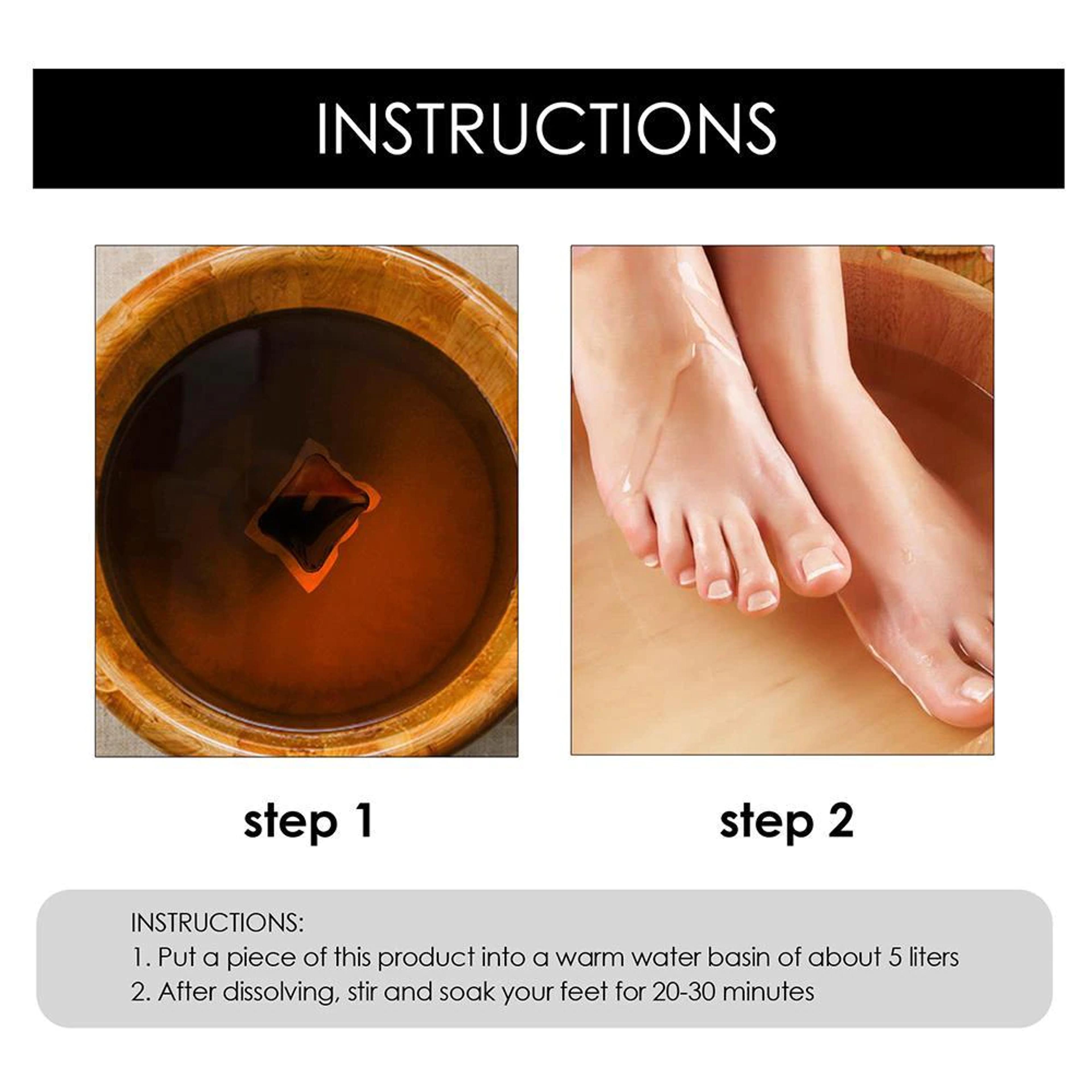 detox cleansing foot soak beads