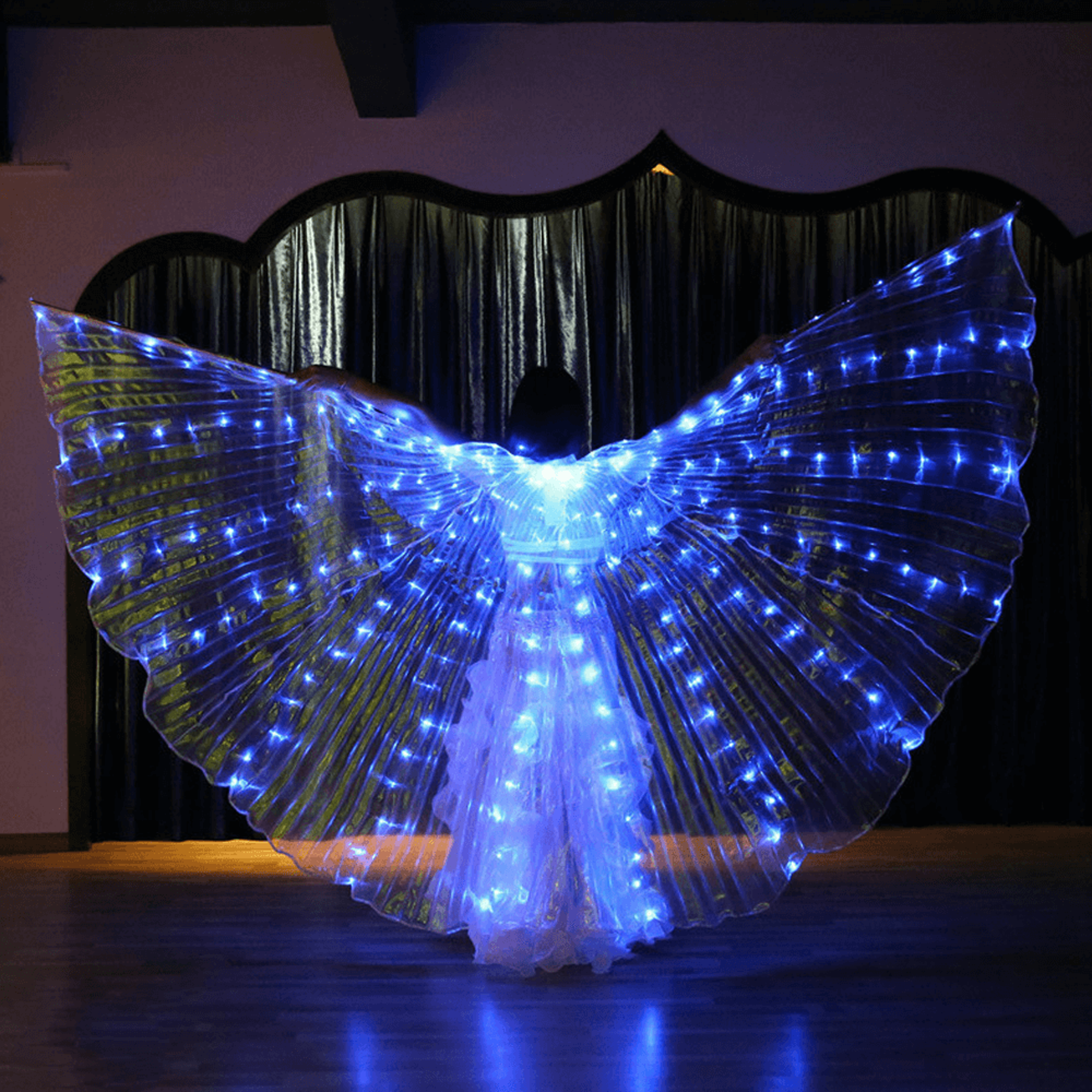 belly dance led isis wings