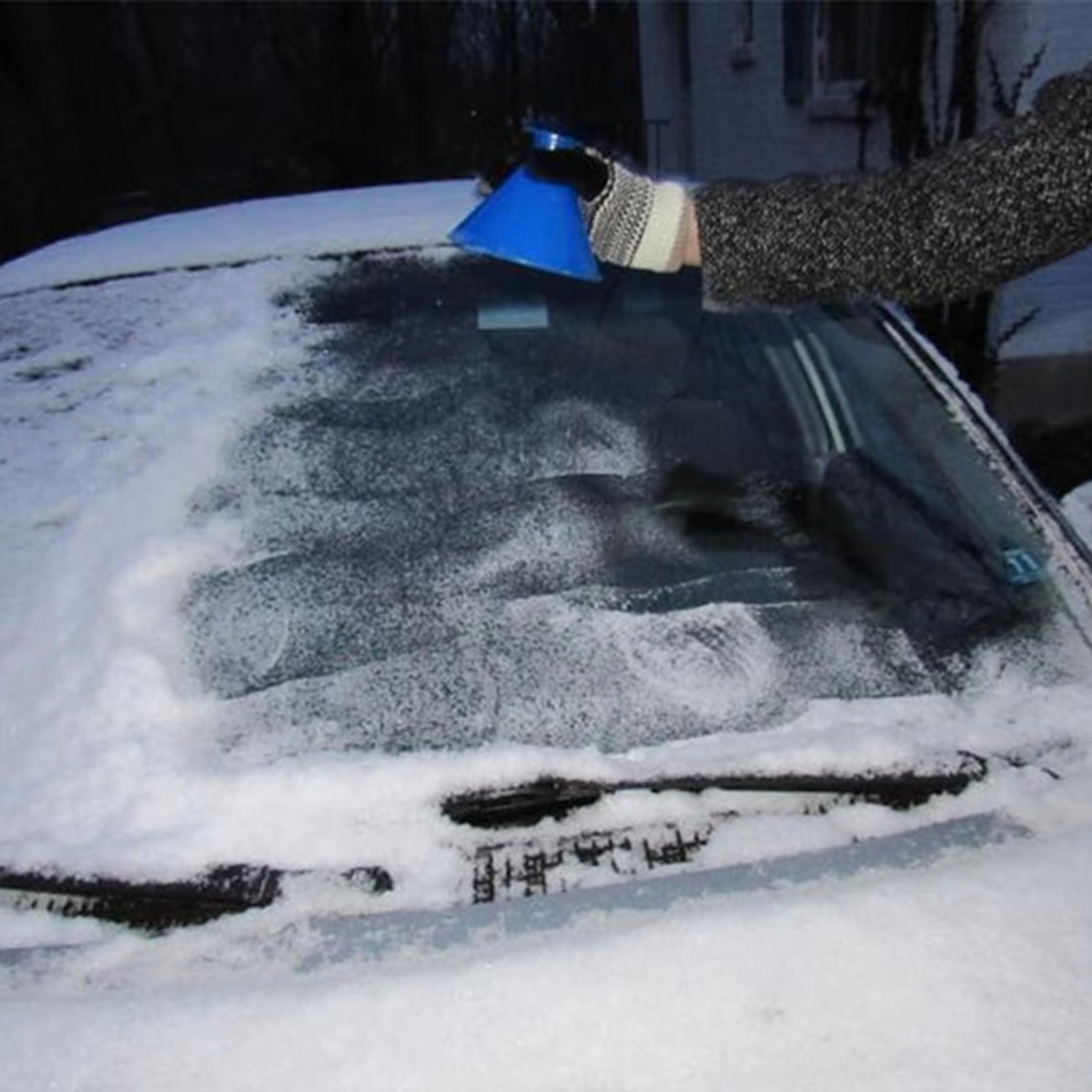 Magical Car Ice Scraper blue