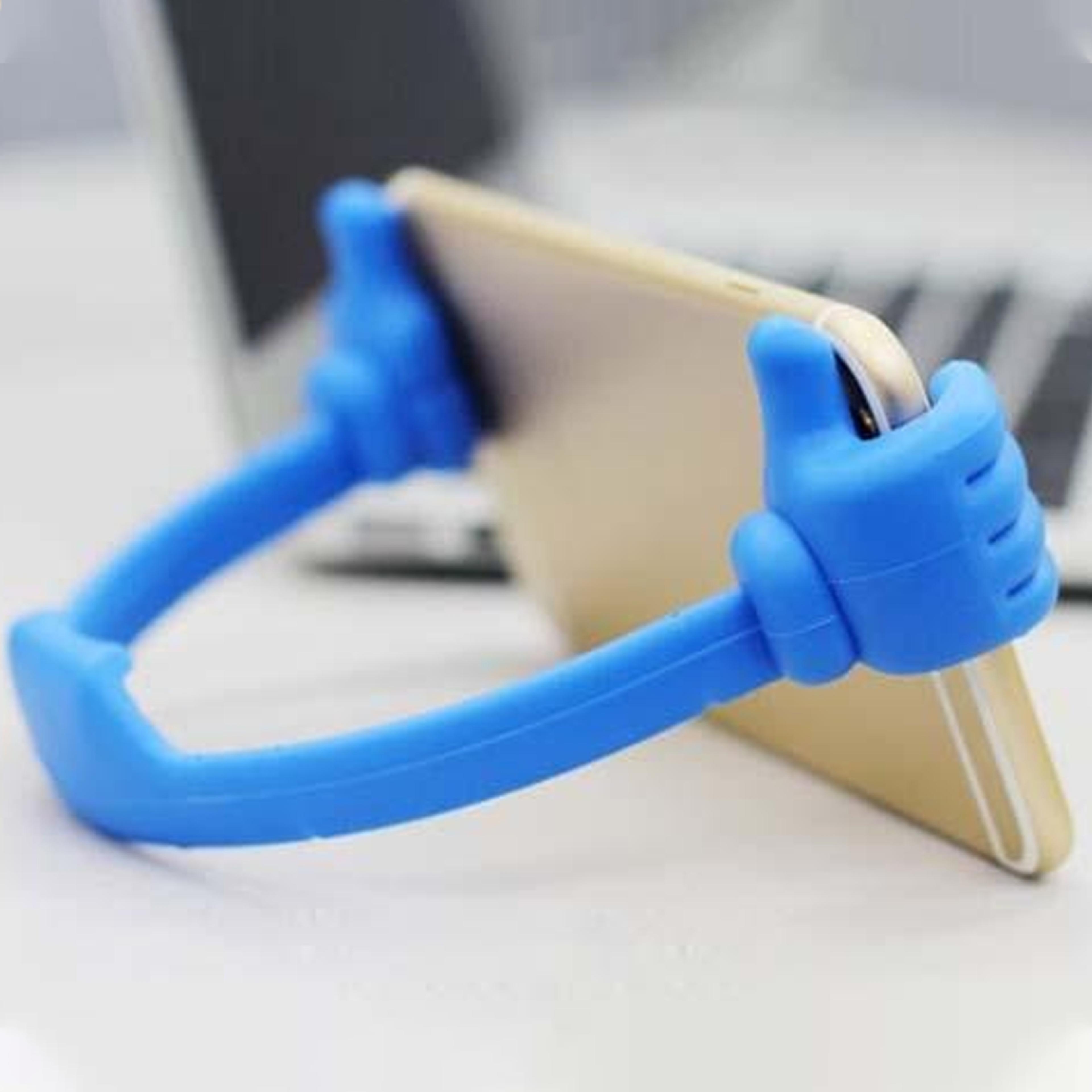 thumbs up cell phone holder – retractable silicone phone stand