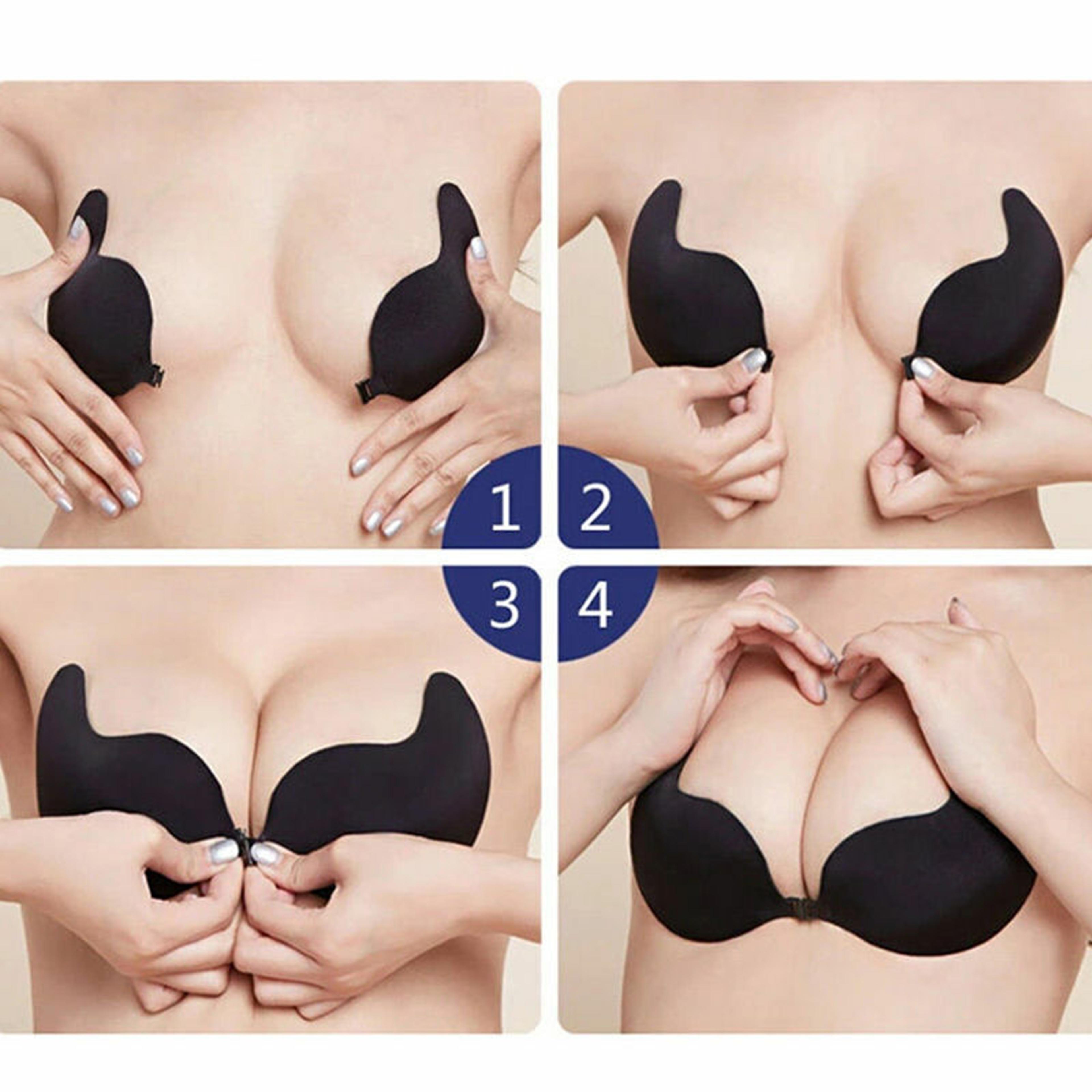 Durable stickon lift bra for long events