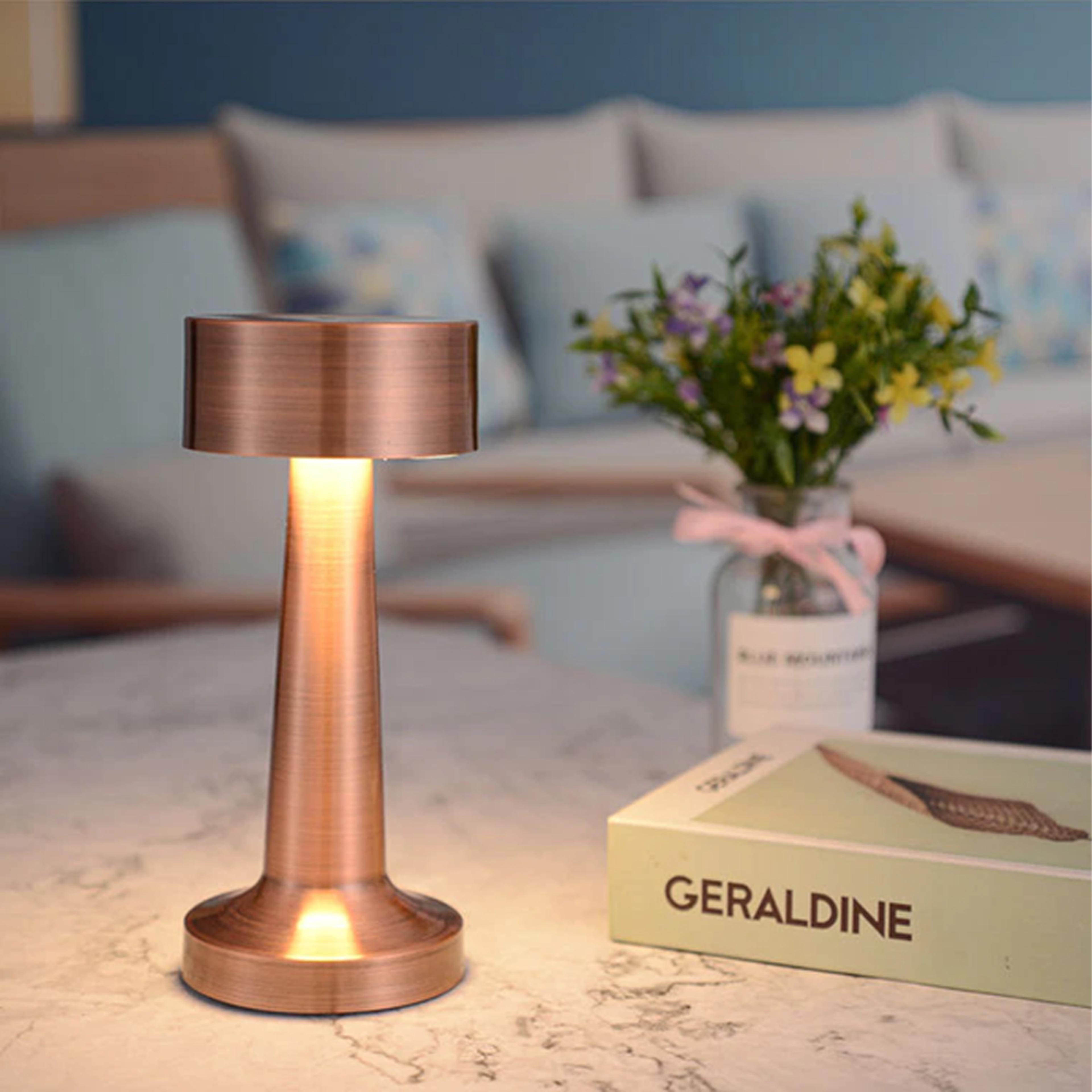 modern touch-sensitive led table lamp with adjustable brightness