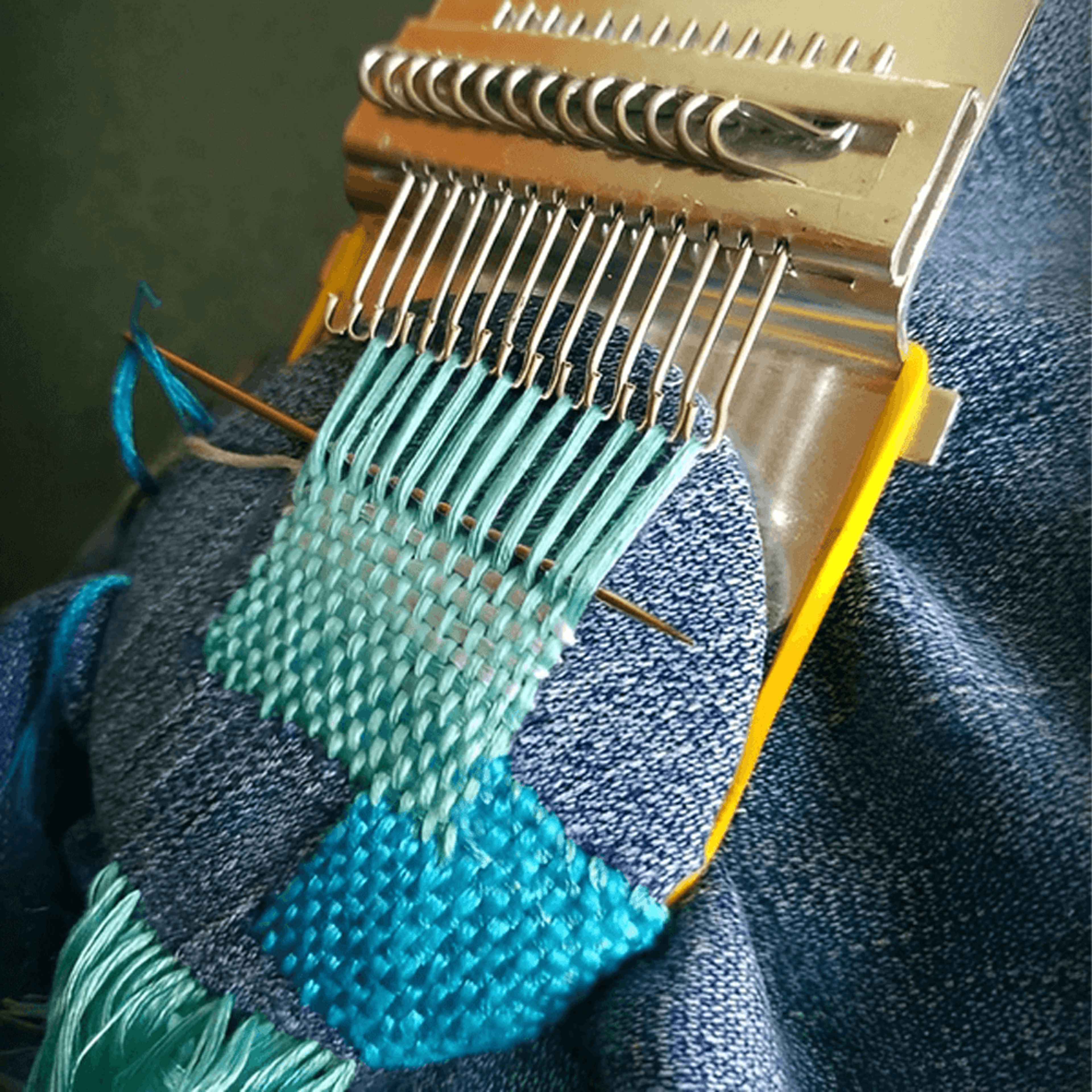 speedweave small weaving darning wooden loom machine