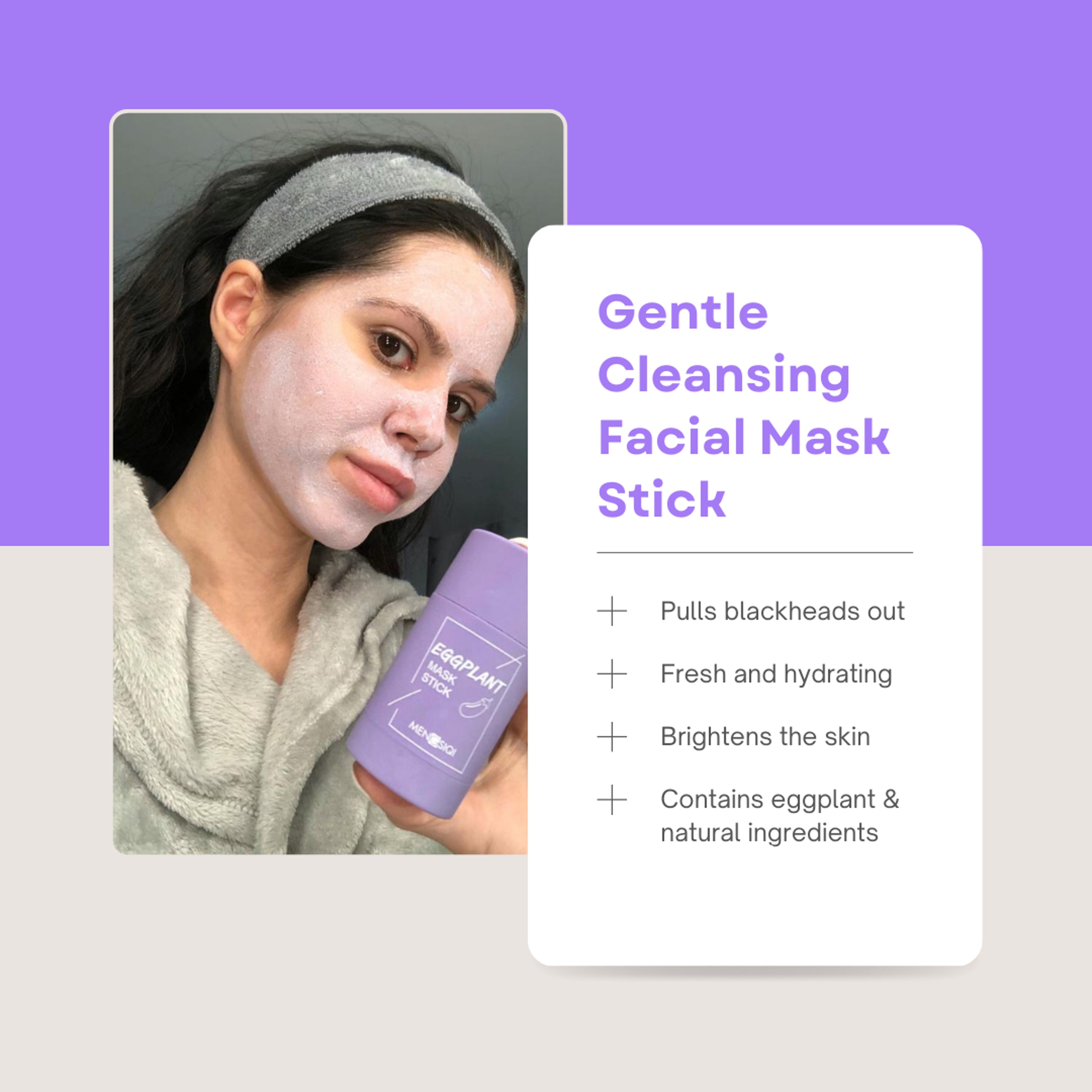 Cleansing Facial Mask Stick For All Skin Types 1