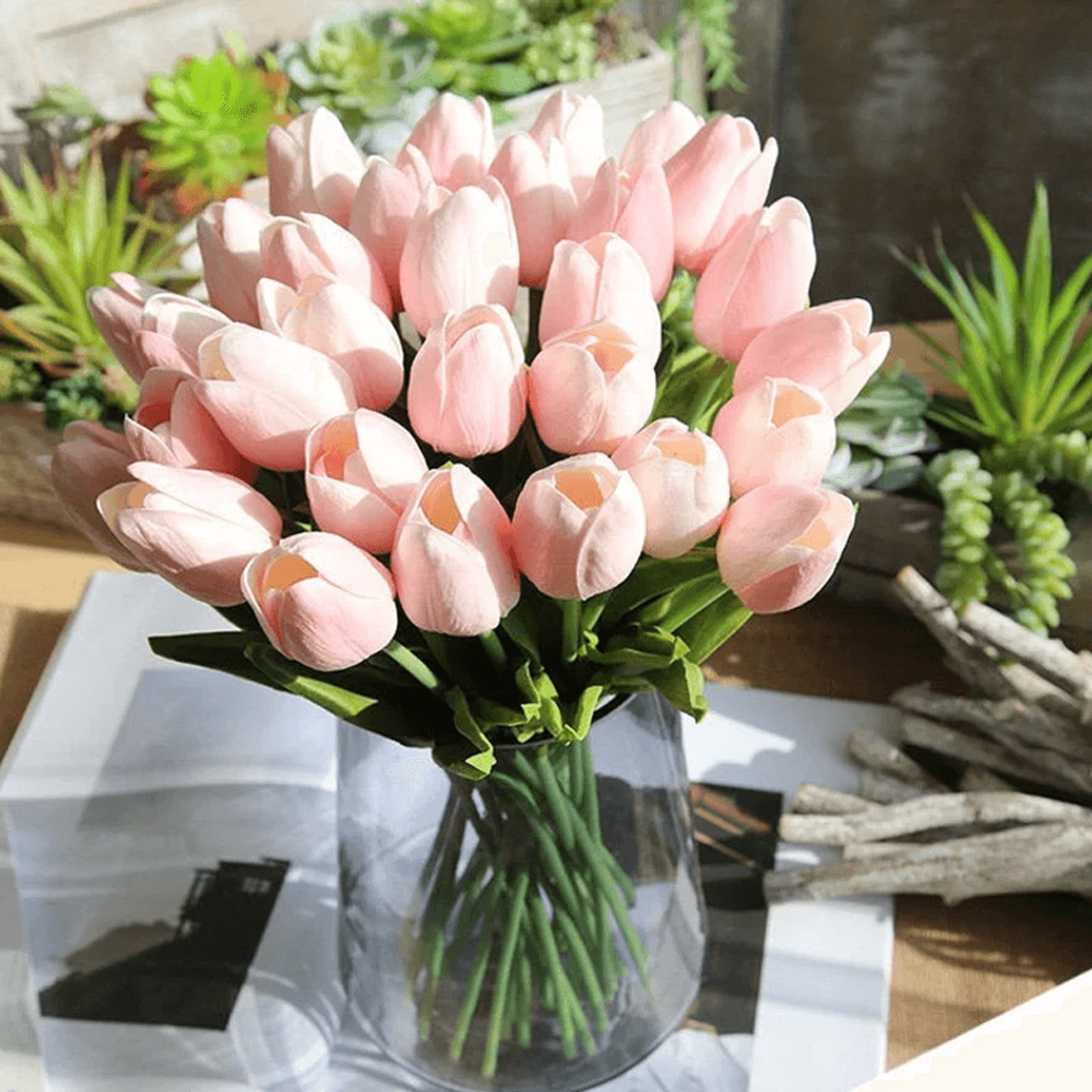 droopfreemulticolorrealtouchtulipflowerssetpink.png