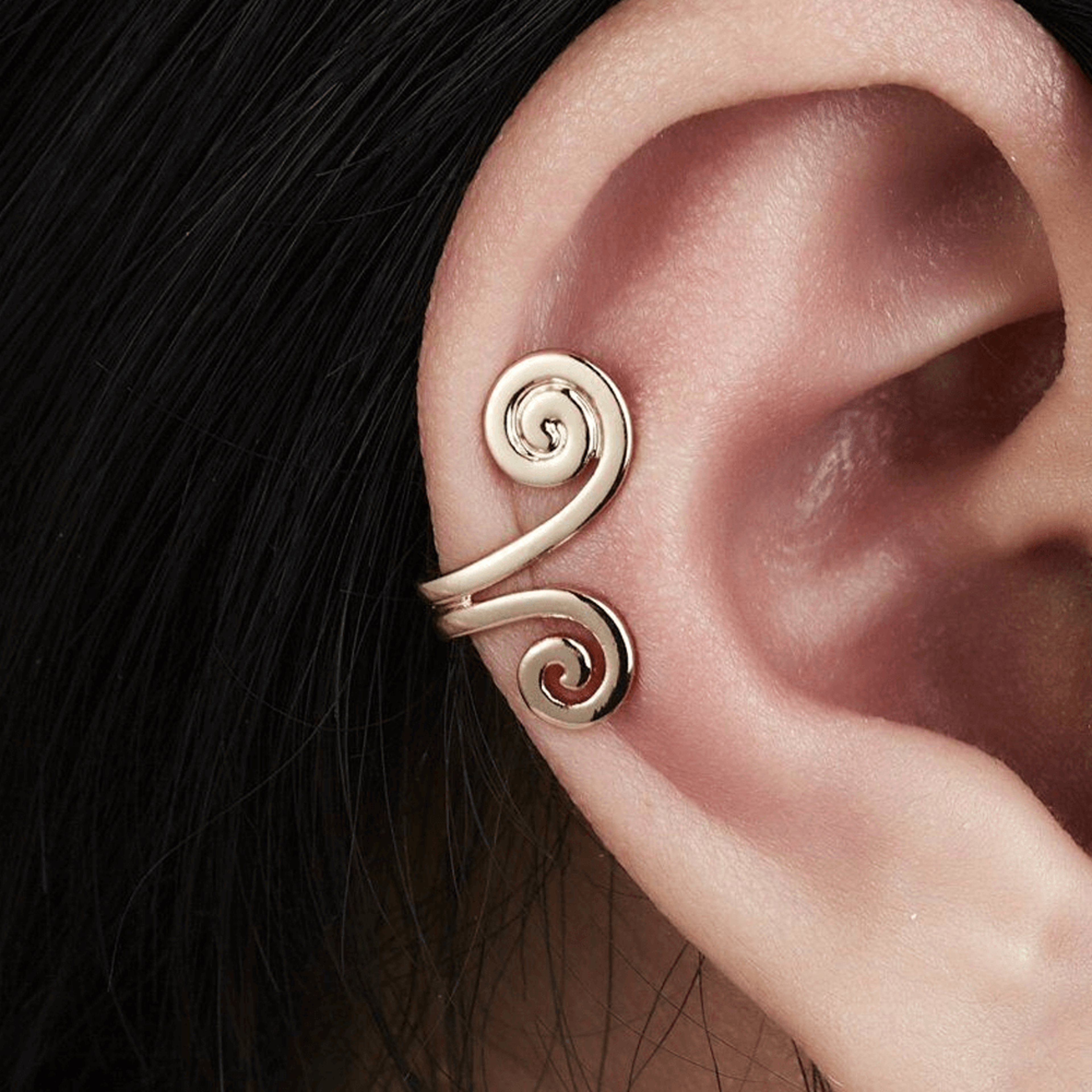 non-piercing acupressure earrings for weight loss | slimming ear cuffs for men & women