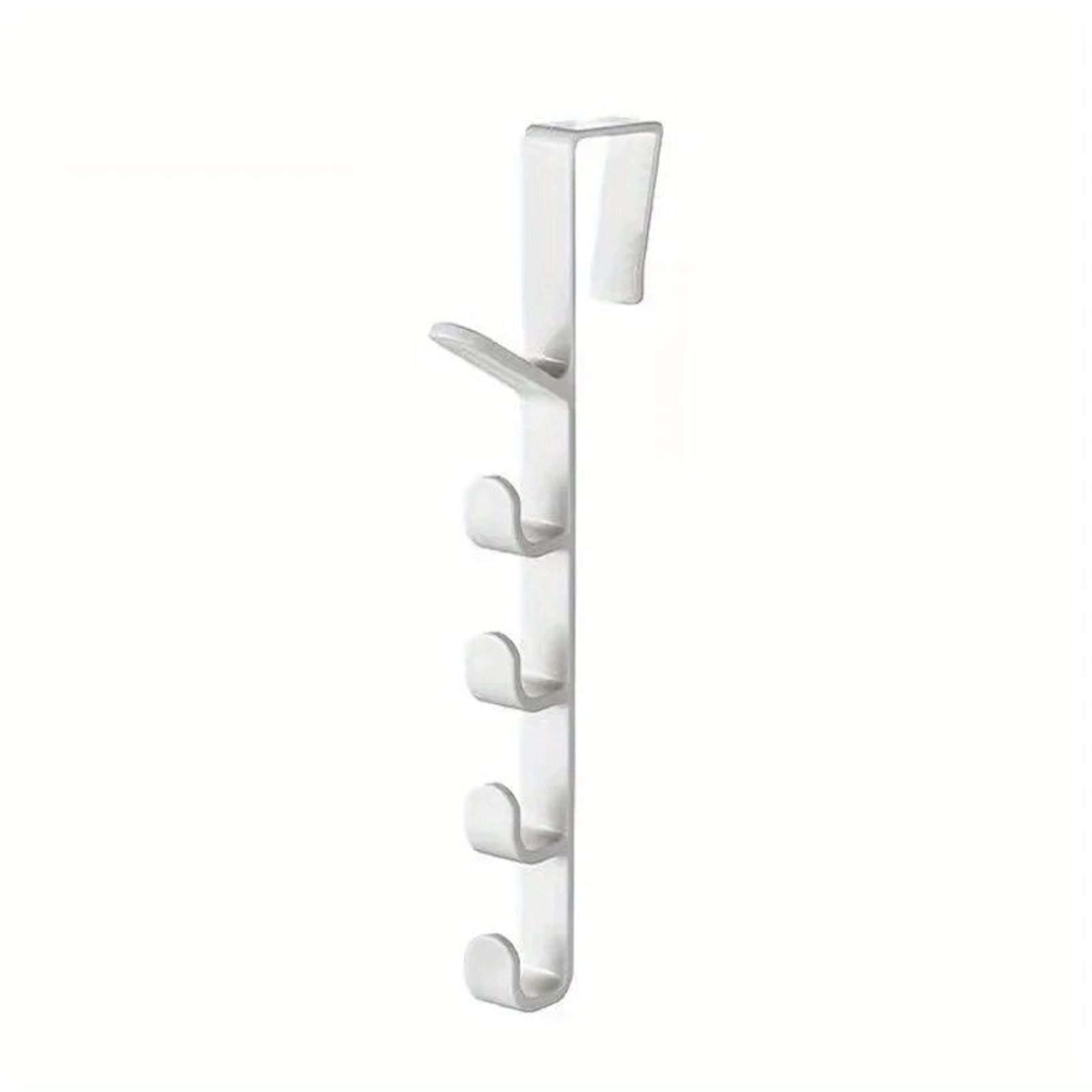 Bedroom Door Hanger Storage Rack Over The Door Clothes  Purse Holder Plastic Organizer Hooks 3