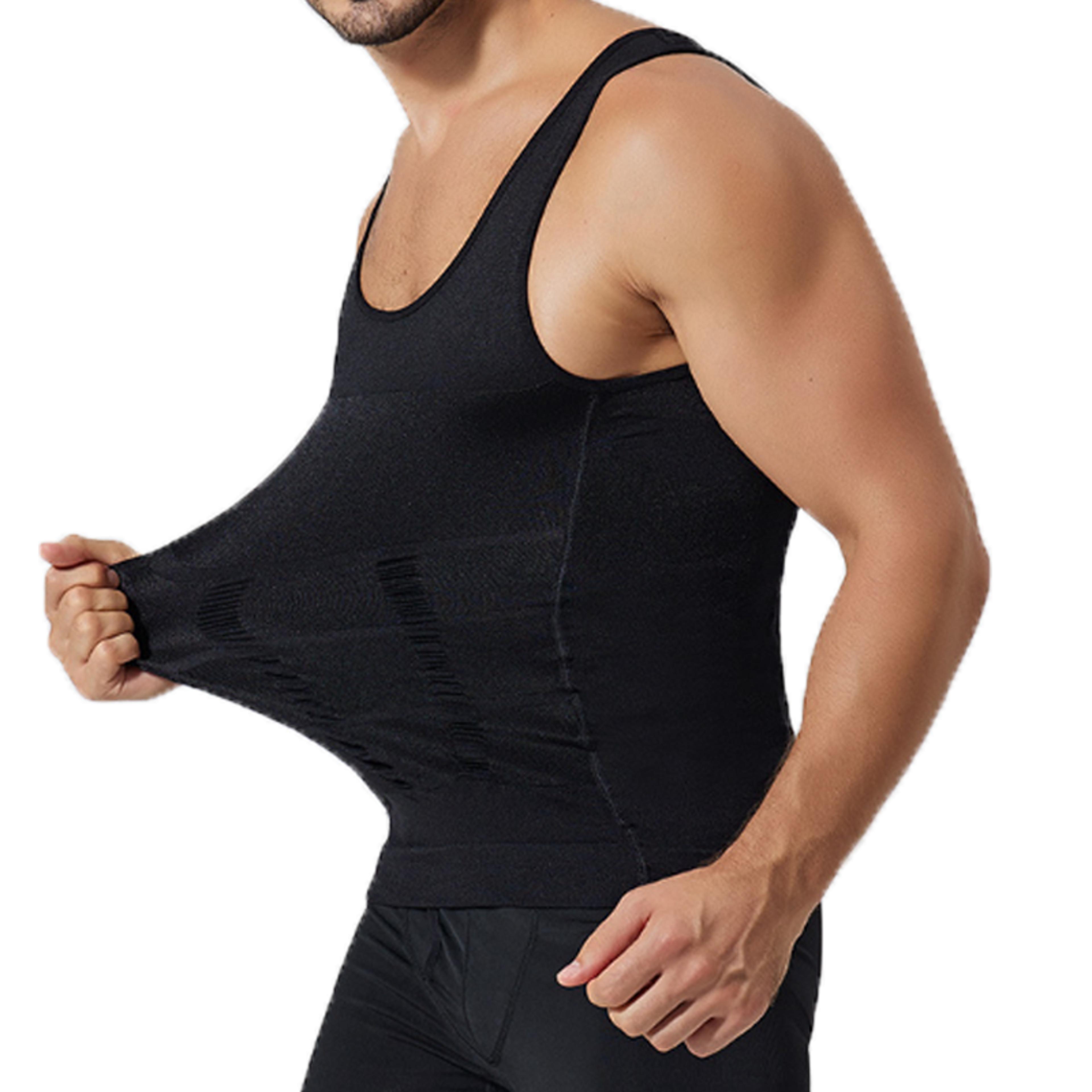 Mens Compression Sleeveless Jersey Fitness Tank Top For Gym Training Running  Sports 4