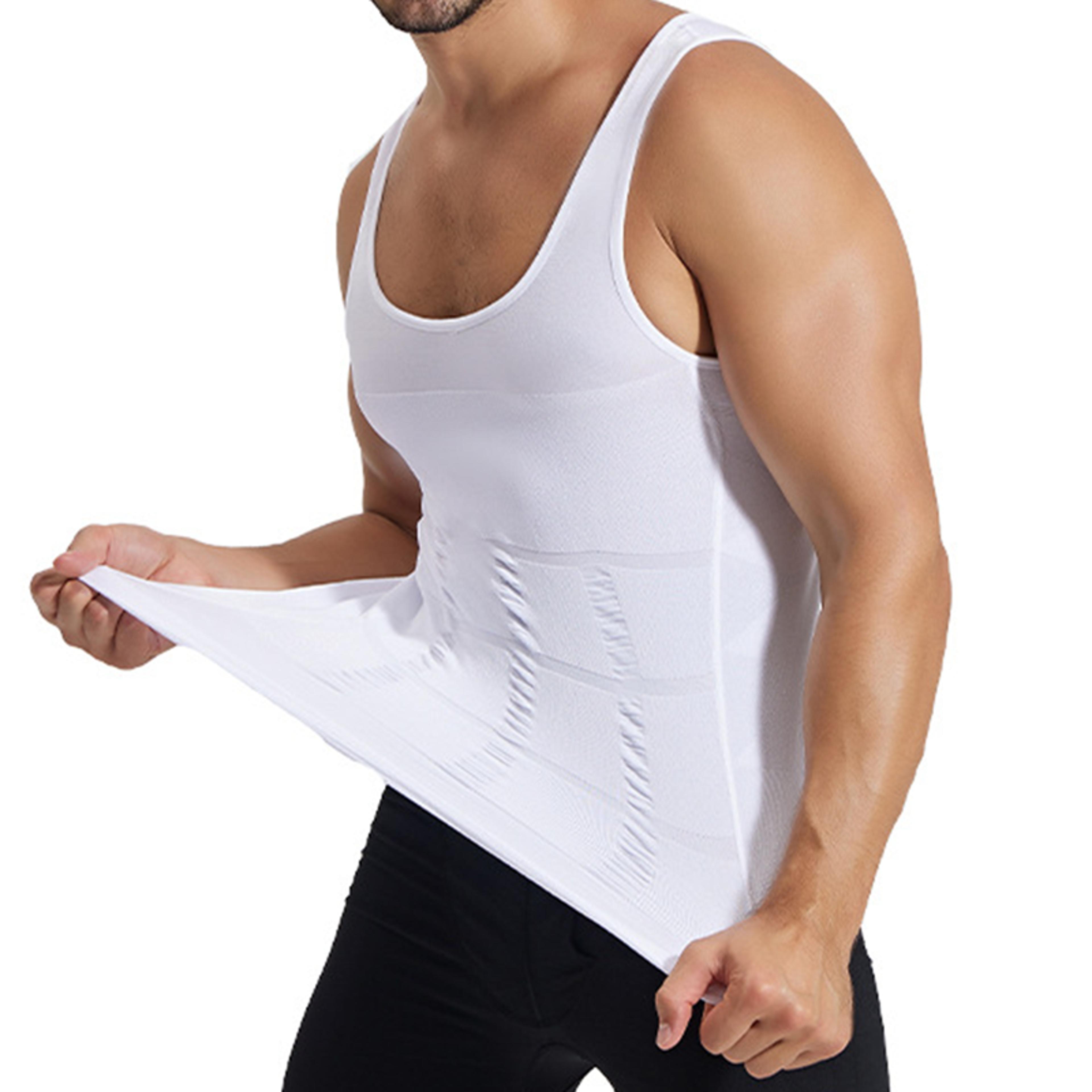 Mens Compression Sleeveless Jersey Fitness Tank Top For Gym Training Running  Sports 5