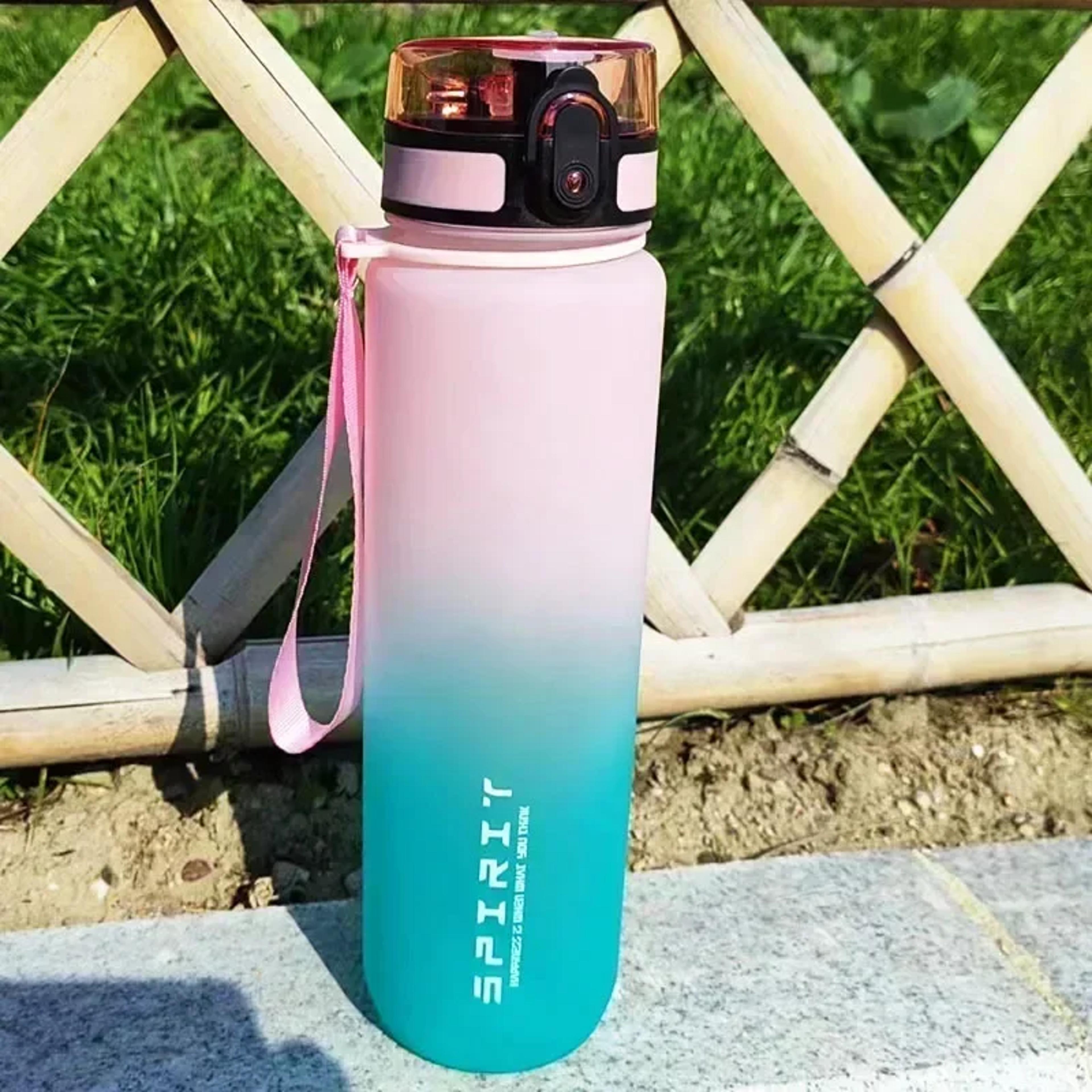Large Capacity Sports Water Bottle For Men  Women Portable Plastic Drinkware For Outdoor  Fitness 4