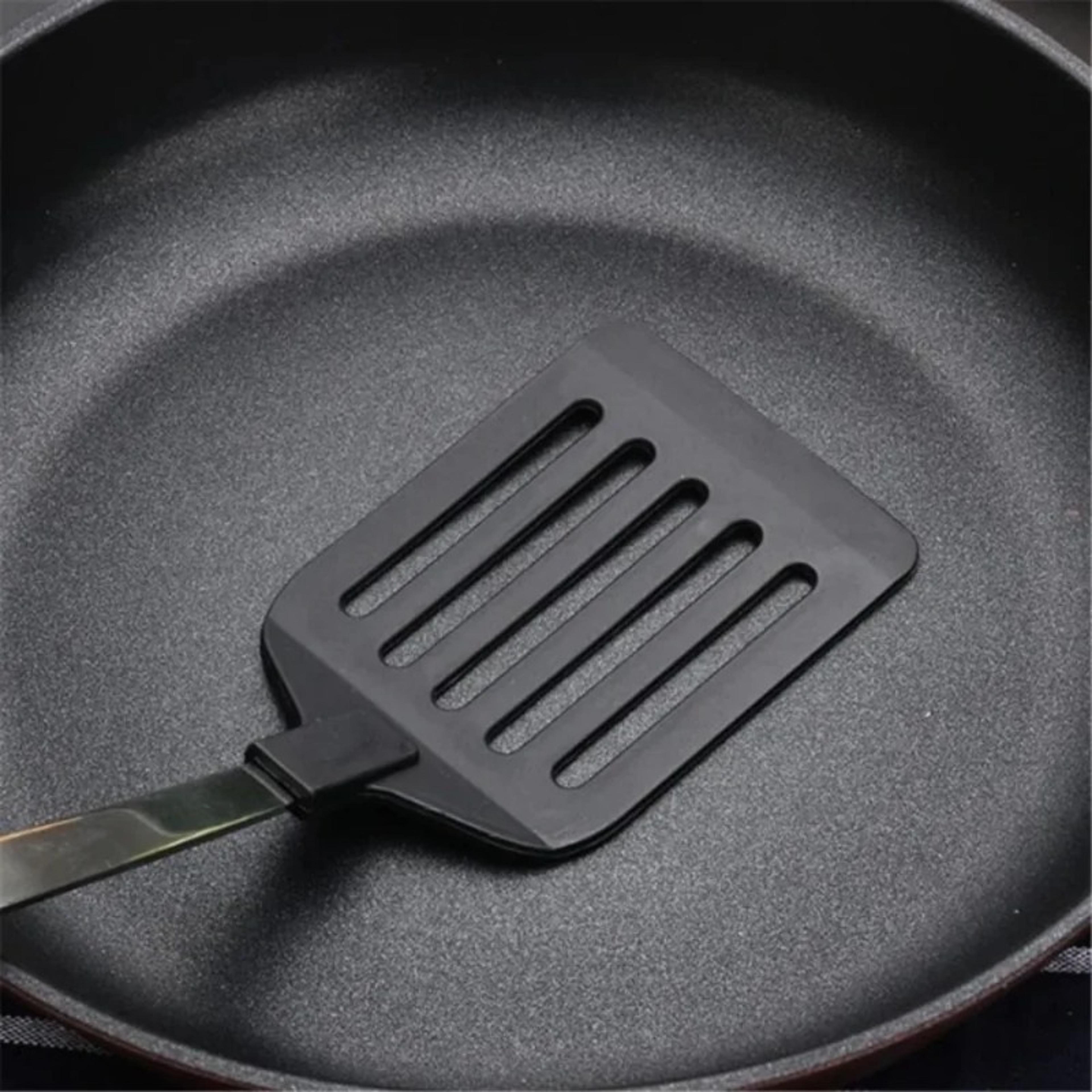 Stainless Steel Turners With Nylon Handle Frying Spatula For Cooking Fish Eggs And More 0