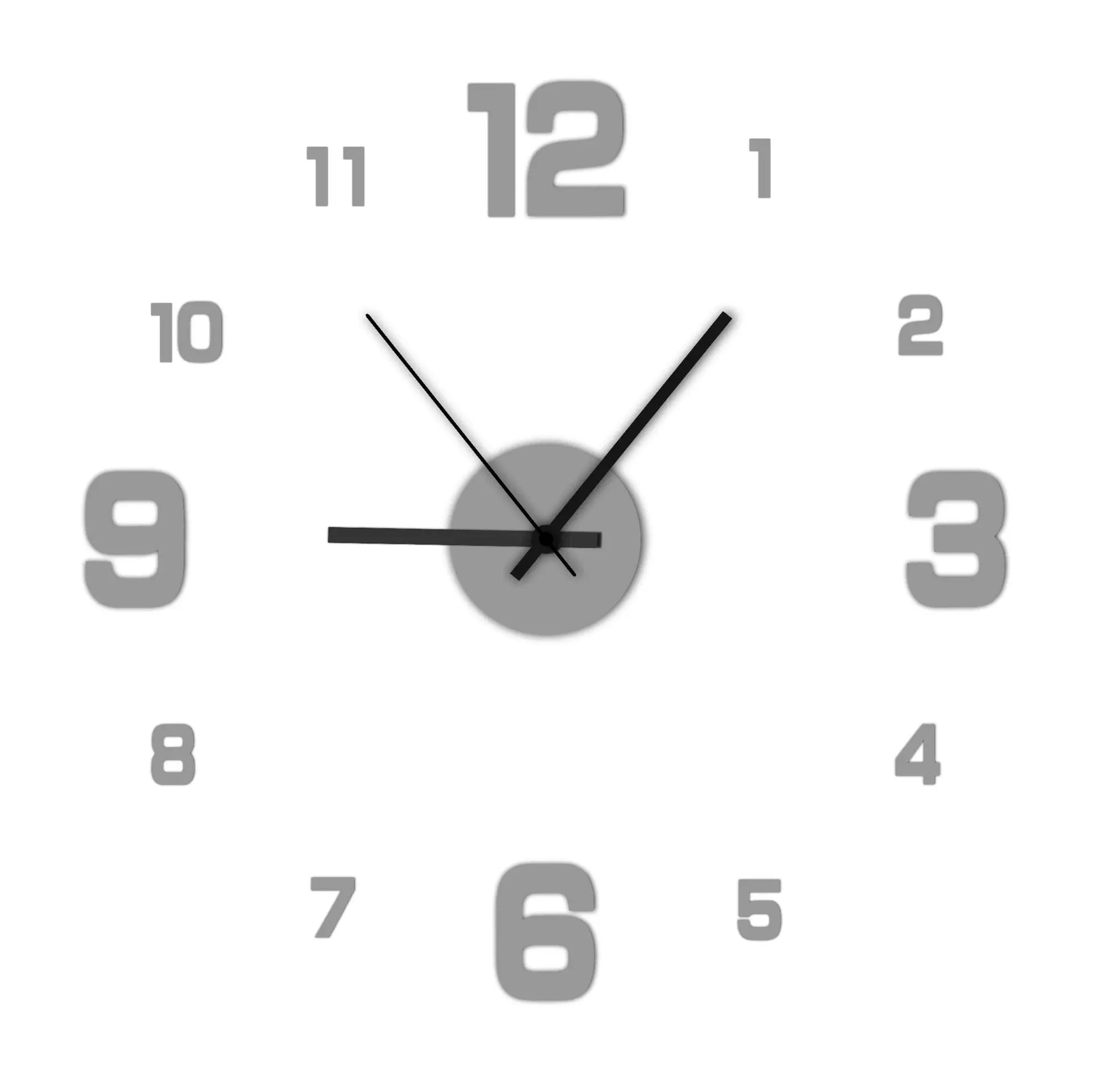 Modern Frameless DIY Wall Clock Silent Creative Home Decoration For Living Room  Office 6