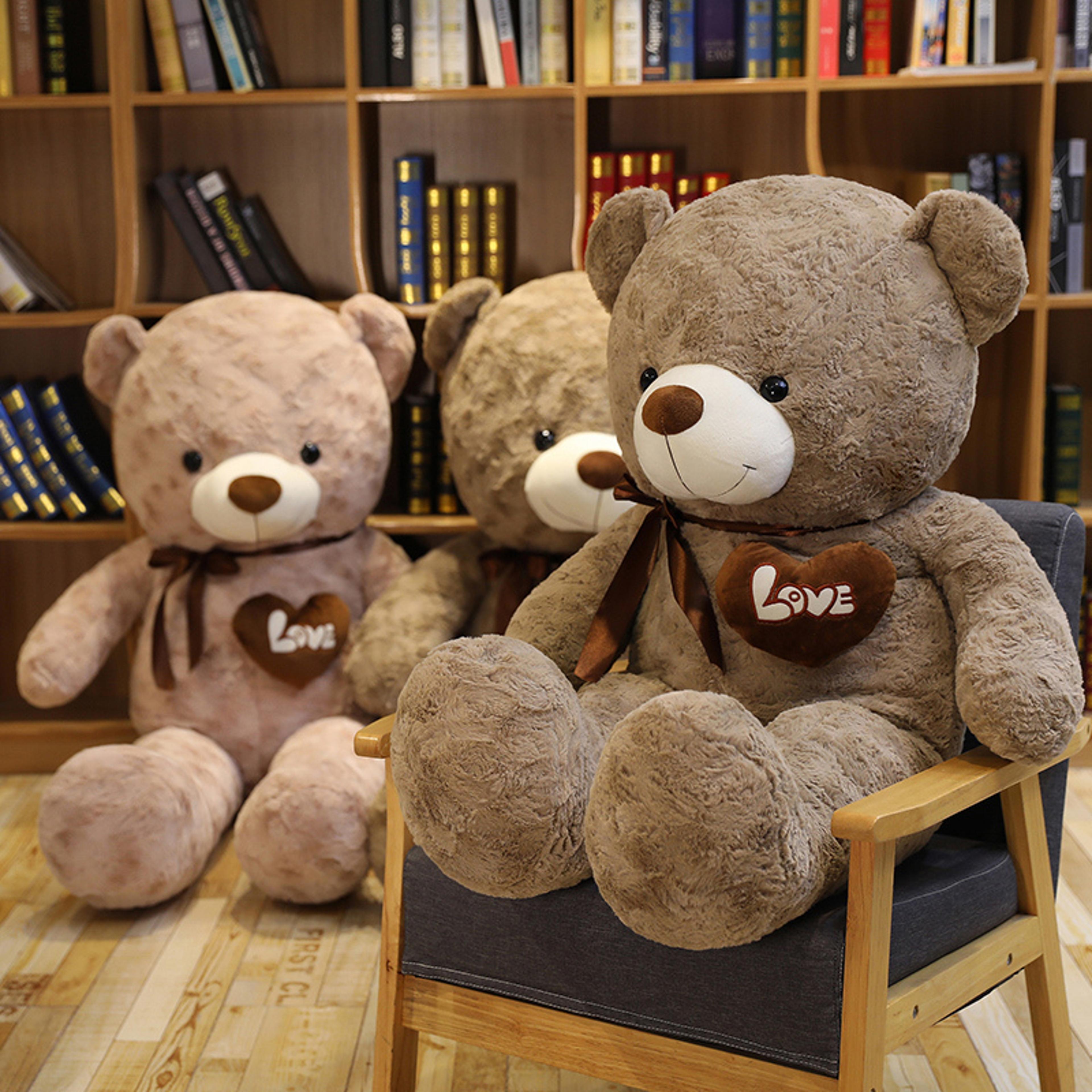 High Quality Teddy Bear With Love Plush Stuffed Animal Pillow For Kids  Lovers 2