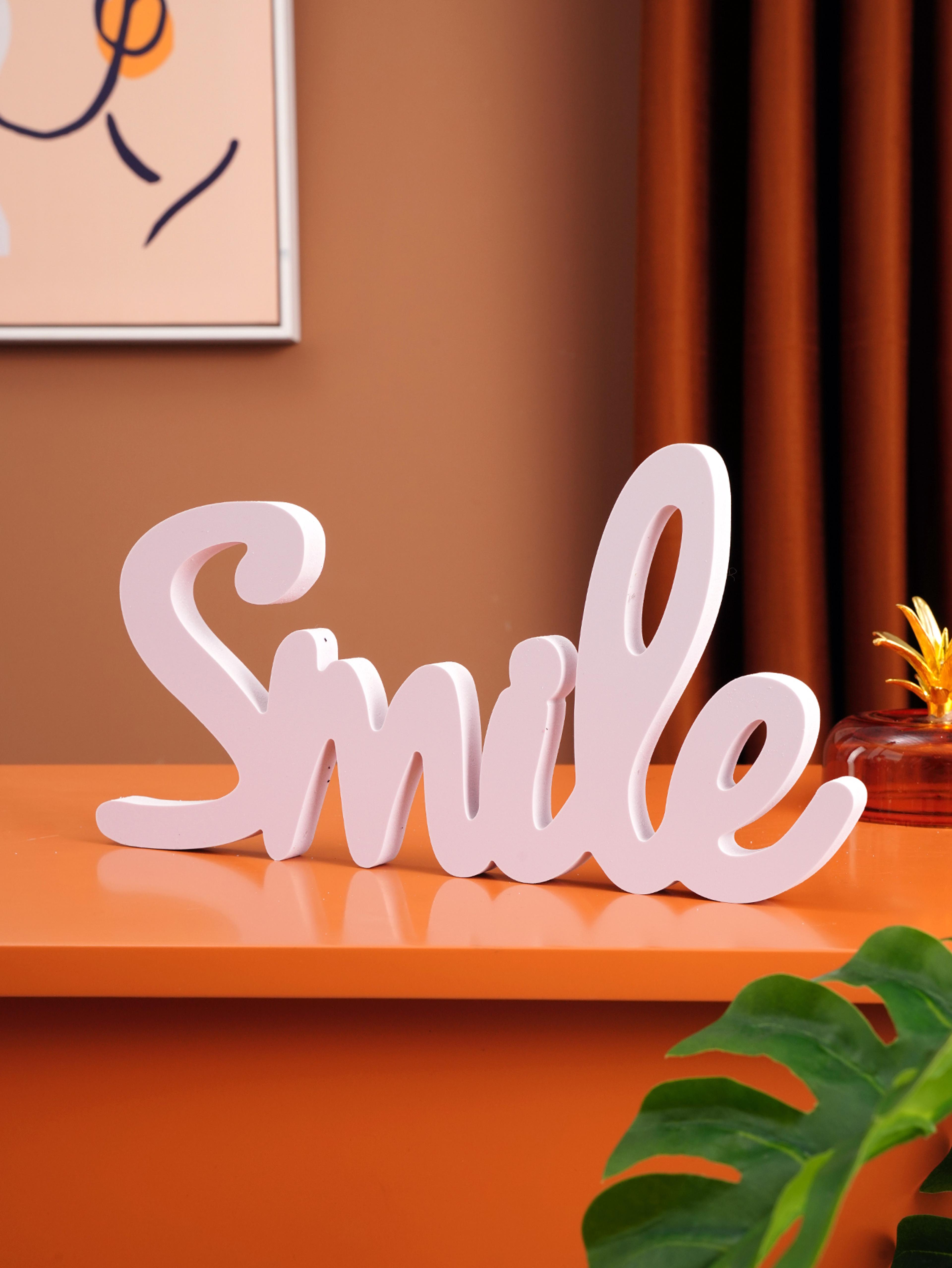 SMILE Letter Decoration Perfect For Holidays Anniversaries Weddings  Home Decor 0