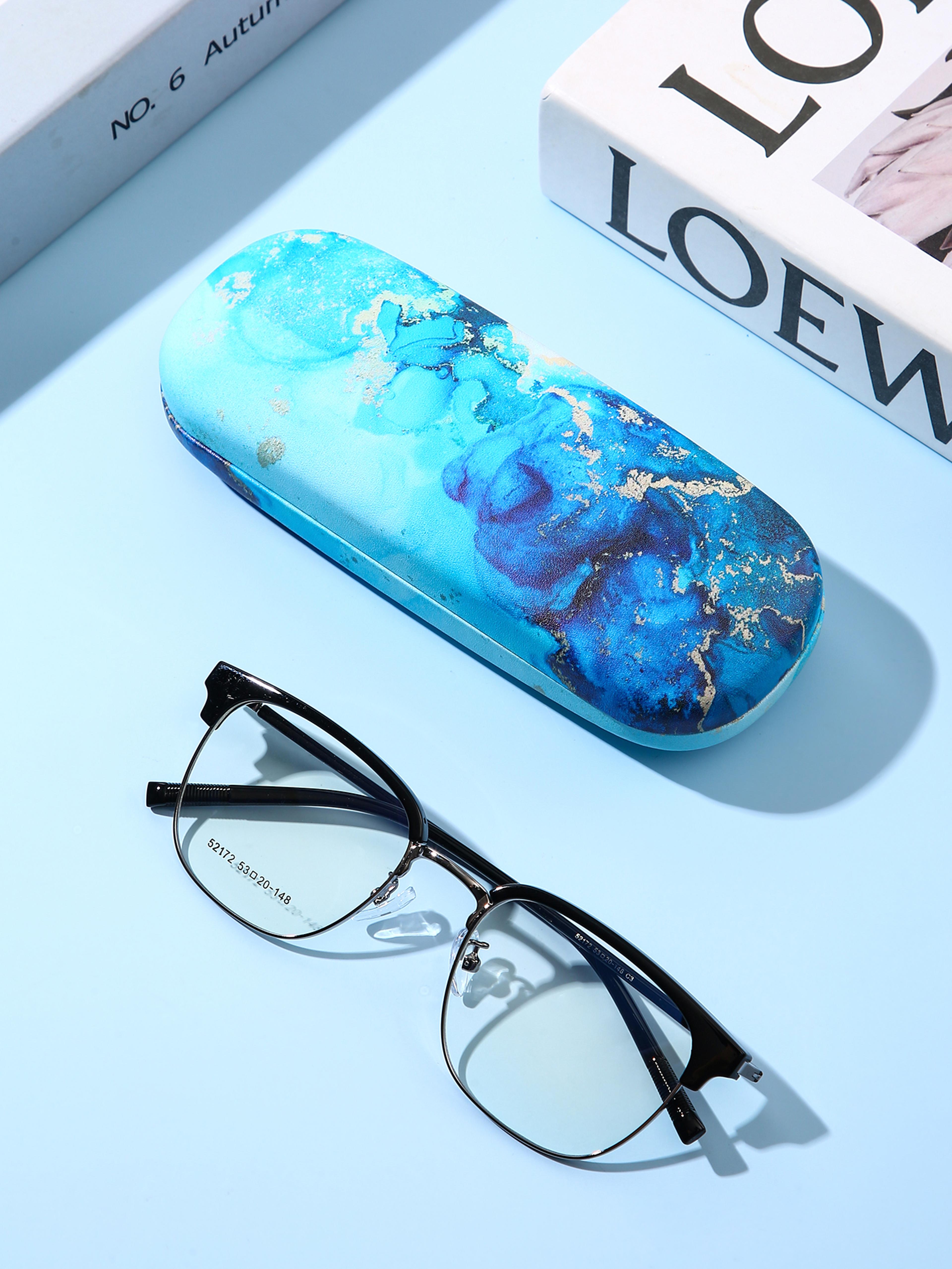 Graffiti Print Eyewear Case Durable Waterproof  Portable Protective Glasses Holder For Men And Wome 1