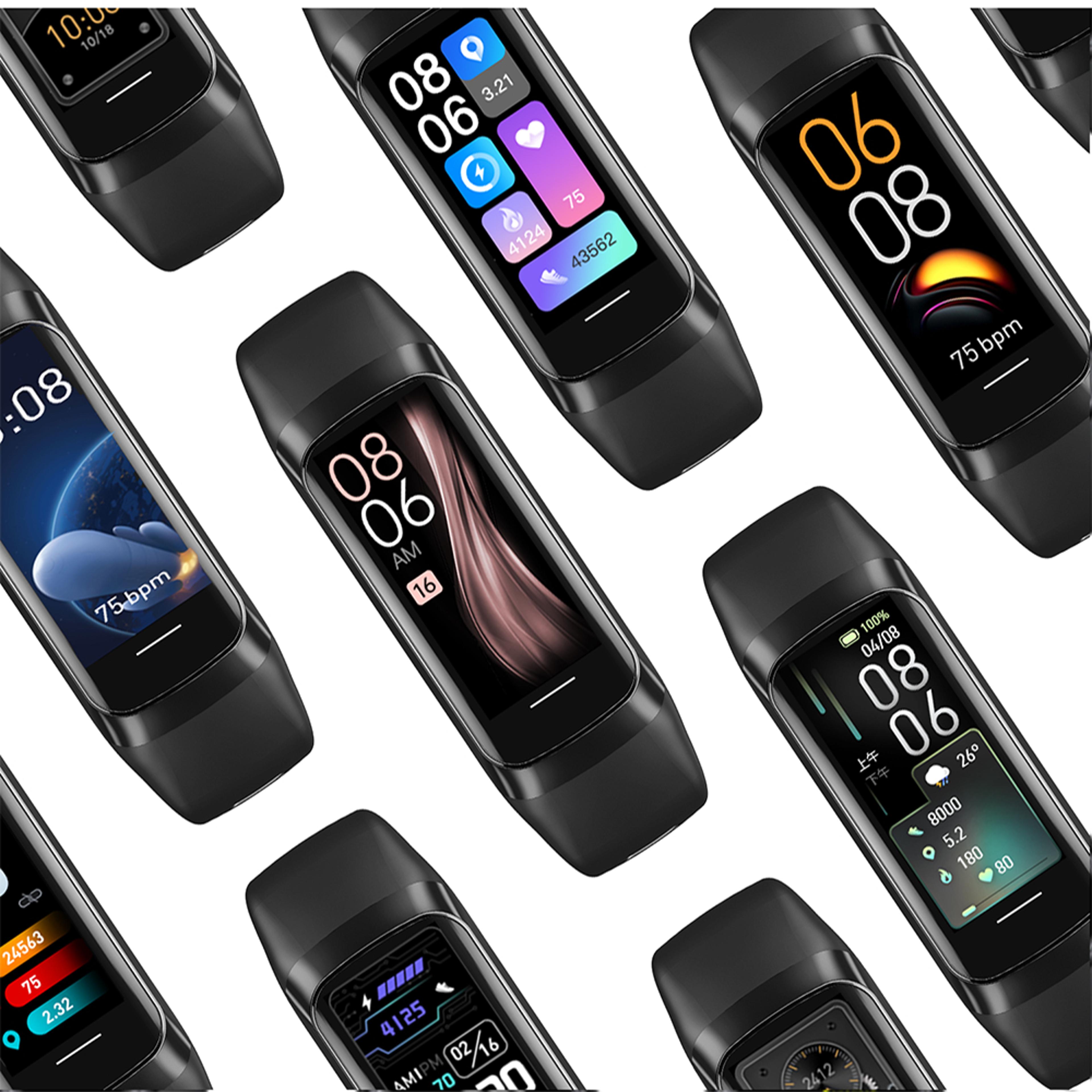 Smart Fitness Tracker Watch With Body Temperature Monitor  Waterproof Design Sports Smartwatch For  4
