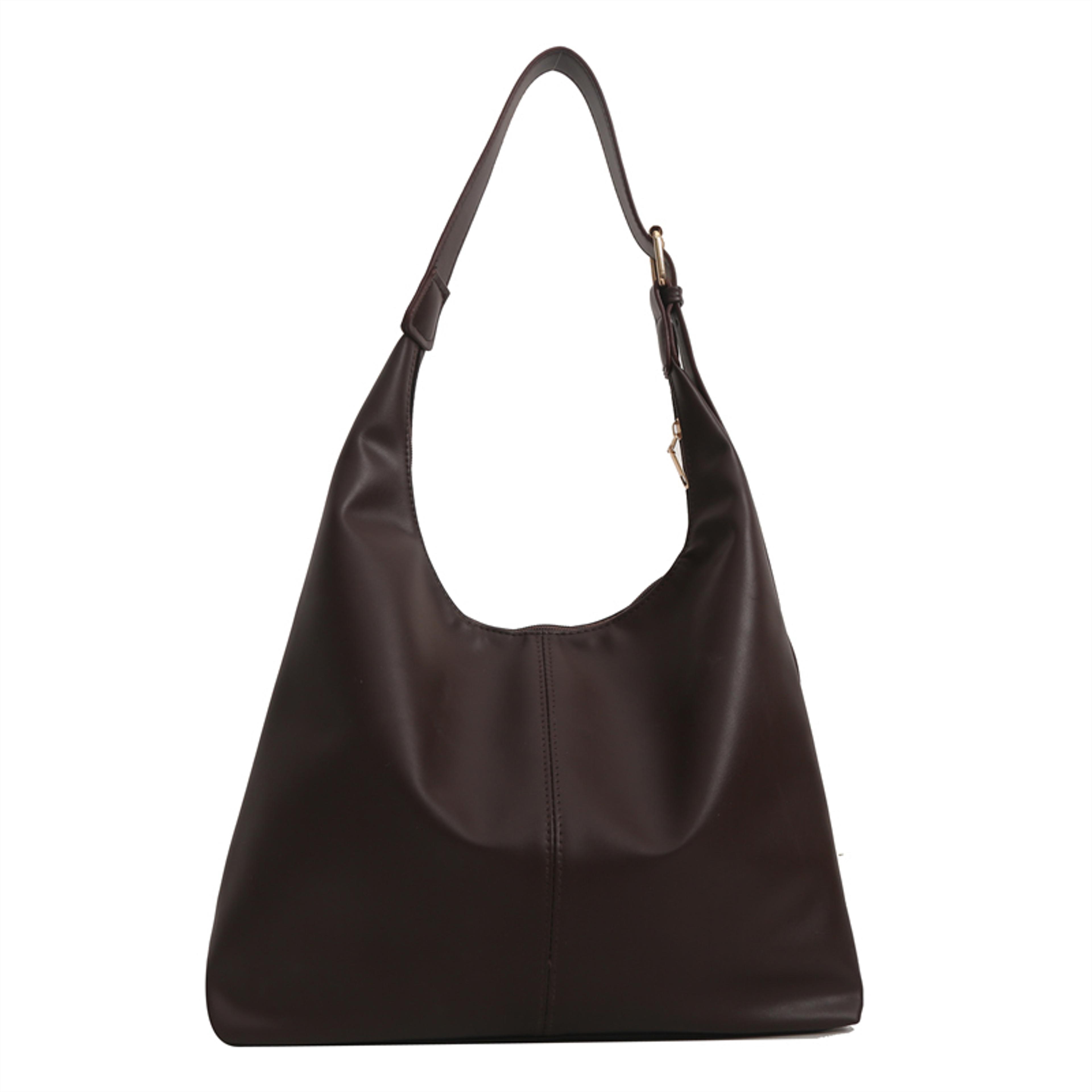Trendy Casual Soft PU Womens Handbag Large Capacity Shoulder Bag For Commute  Shopping Retro Tote D 3