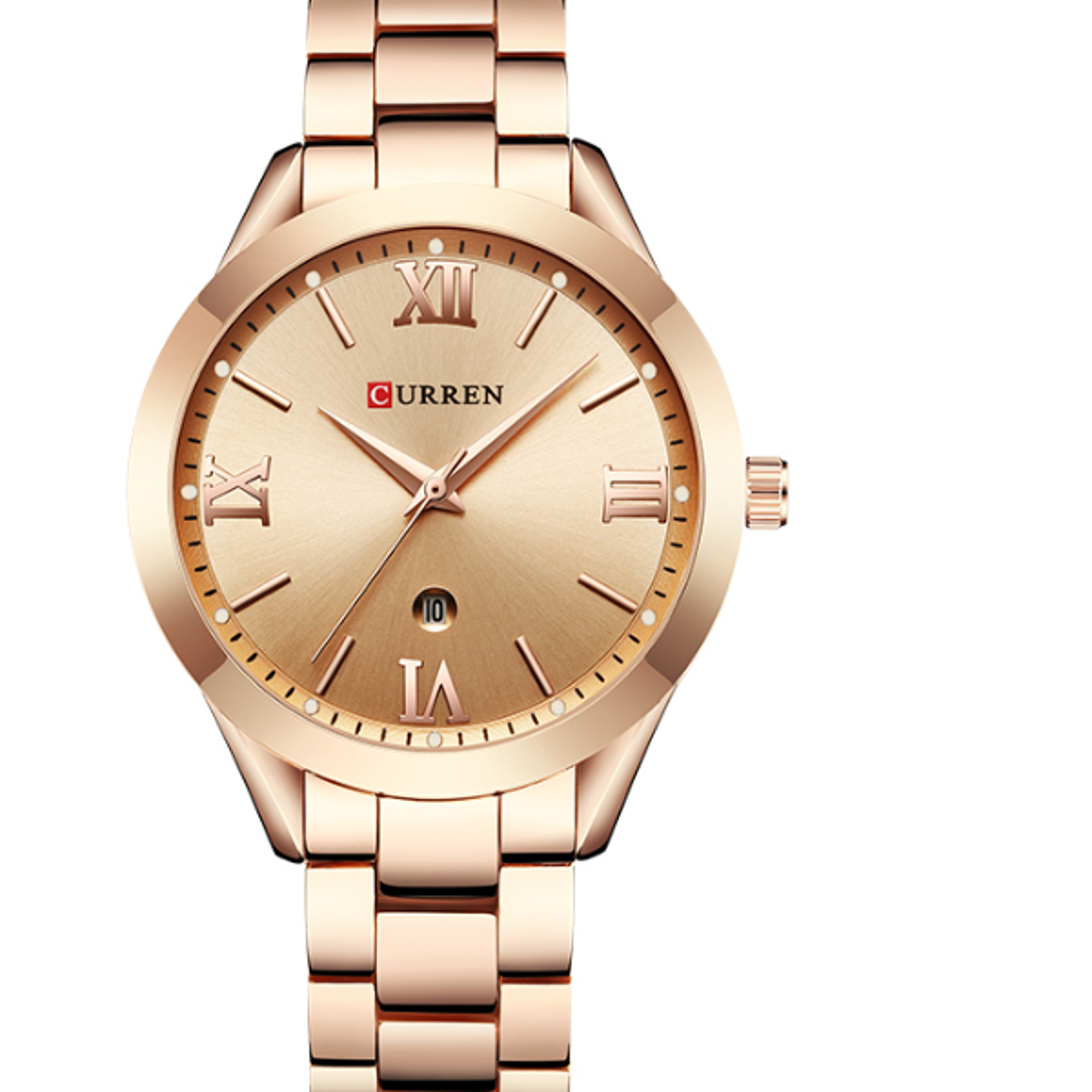 Luxury Womens Stainless Steel Watch Elegant Simple and Stylish Wristwatch for Business and Casual We