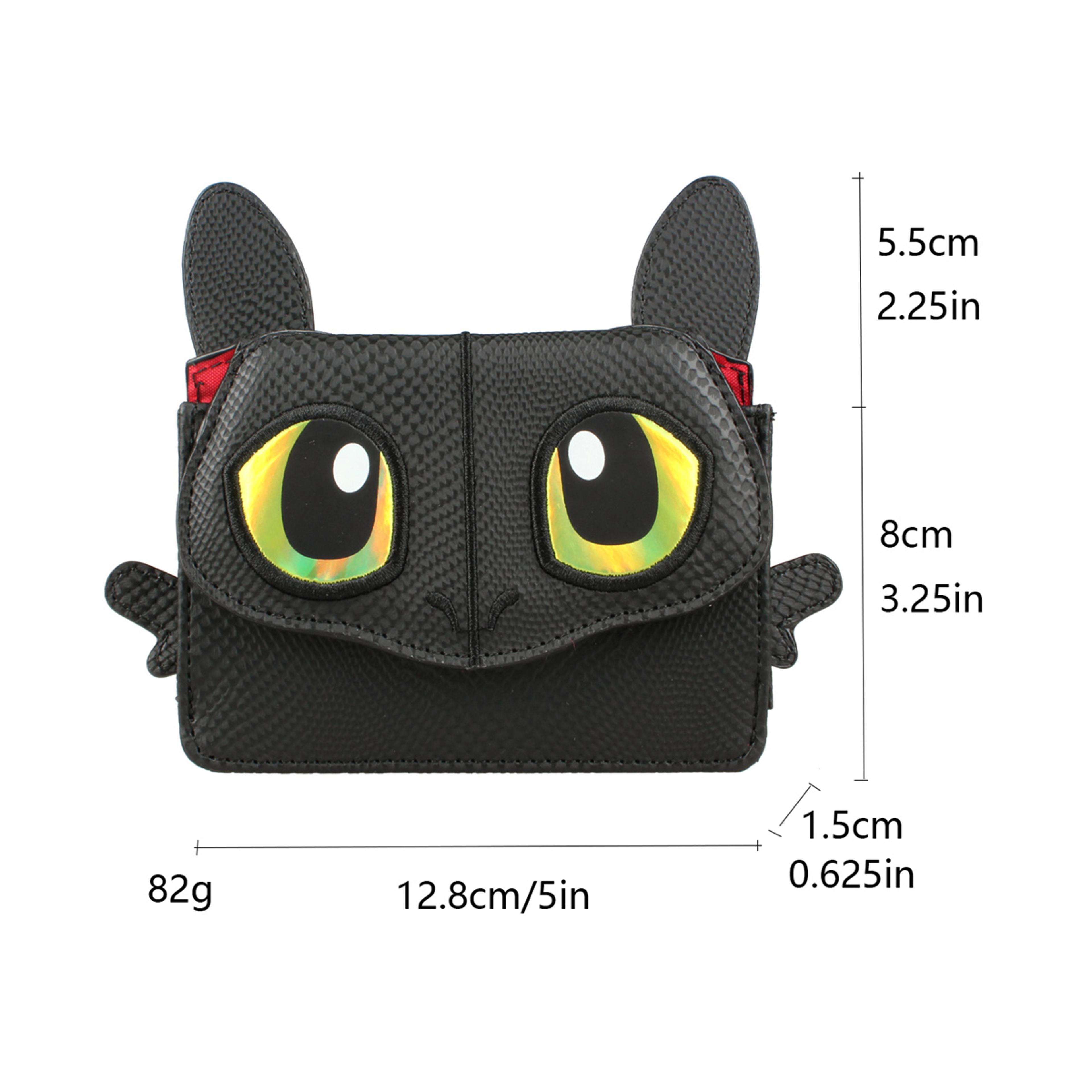 Cute Dragon Animal Shaped Wallet For Women Keychain Coin Purse  Bag Accessory 5