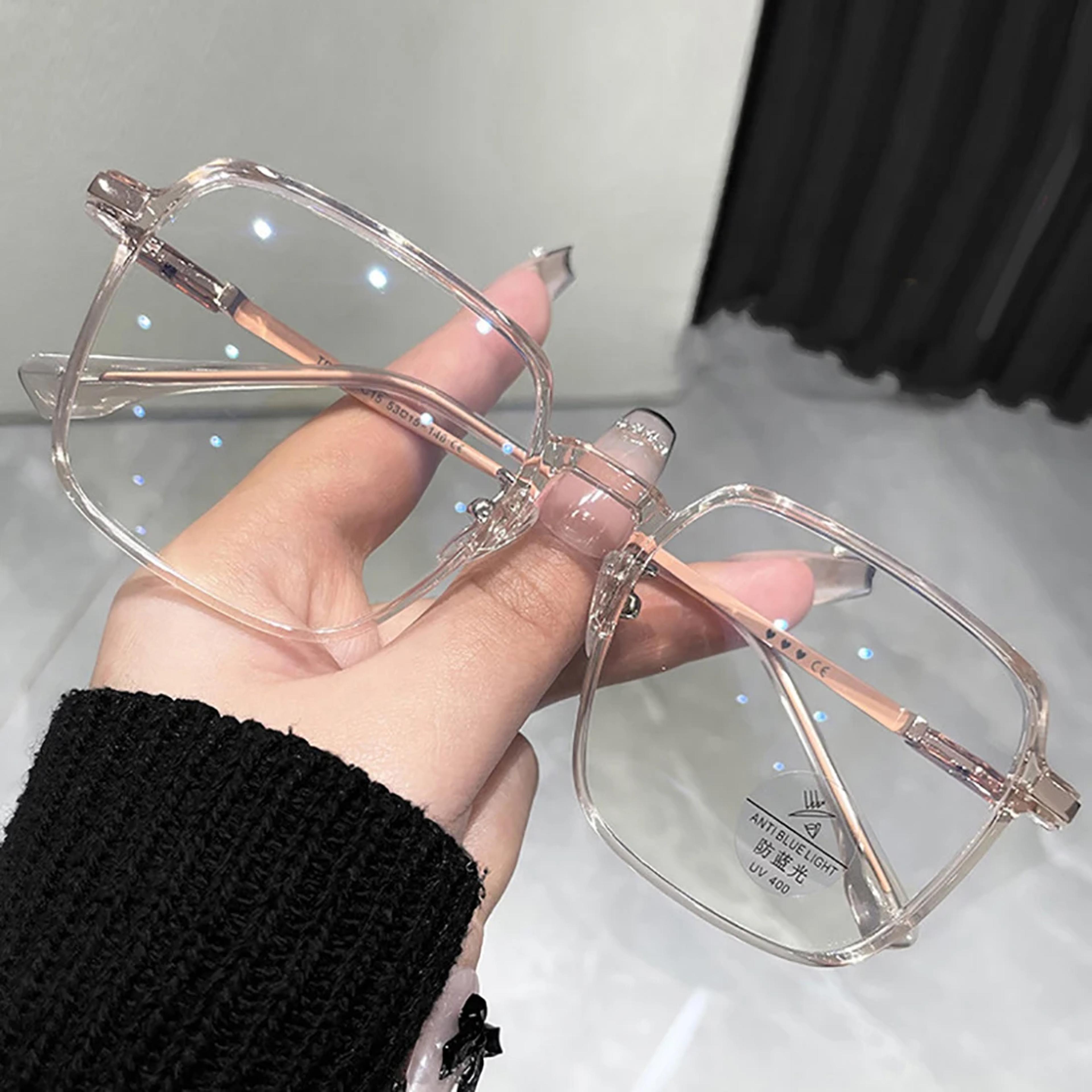 anti radiation glasses for men & women anti blue light eyewear with stylish metal frames