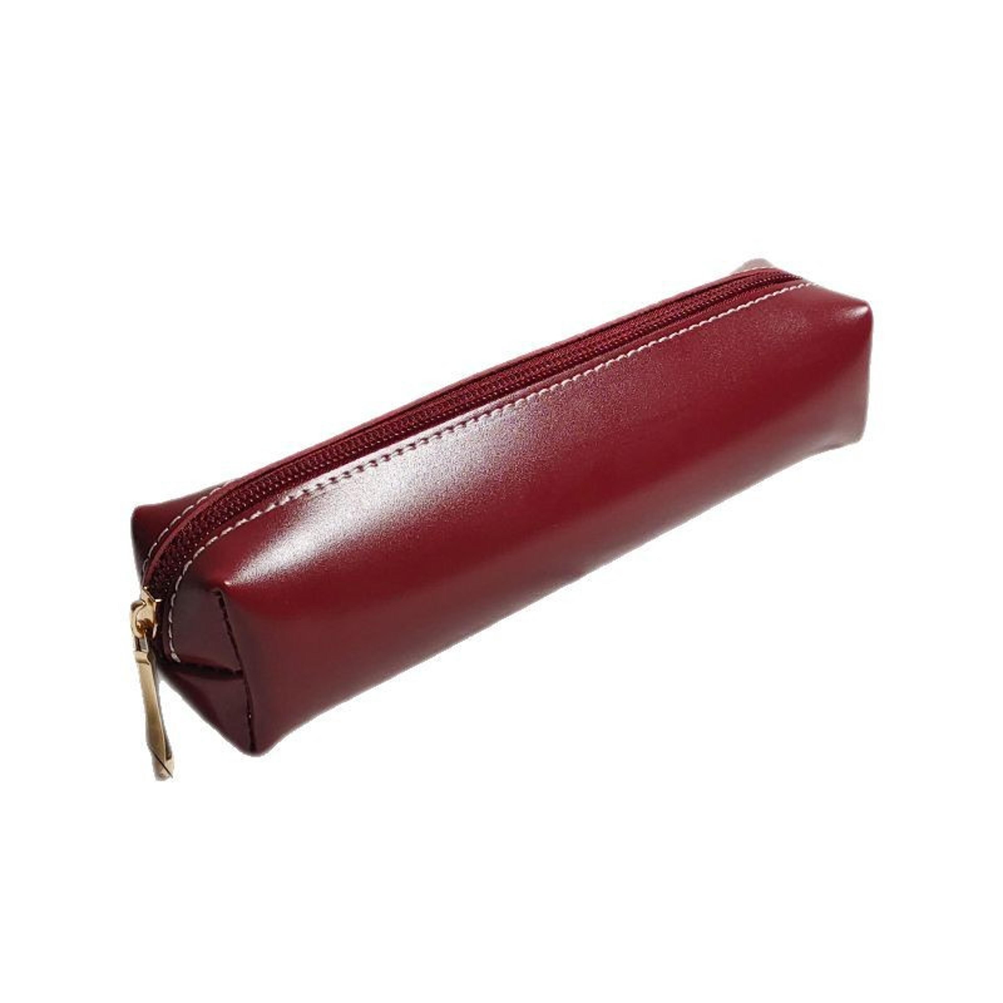 Simple Candy Color Pencil Case Large Capacity Portable Stationery Box For Students 5