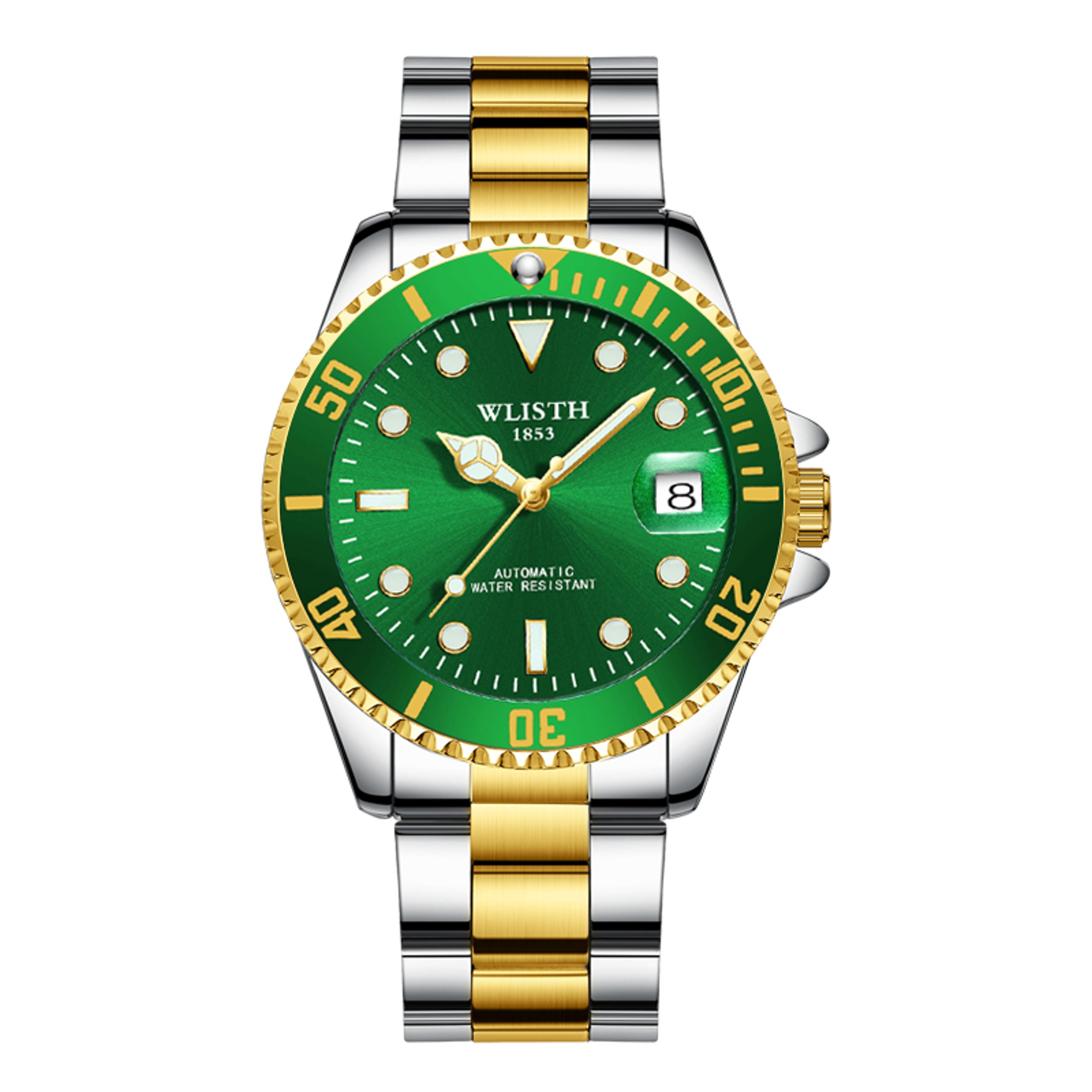 Classic Automatic Mechanical Watch For Men Waterproof Luminous Stainless Steel Luxury Date Watch 8