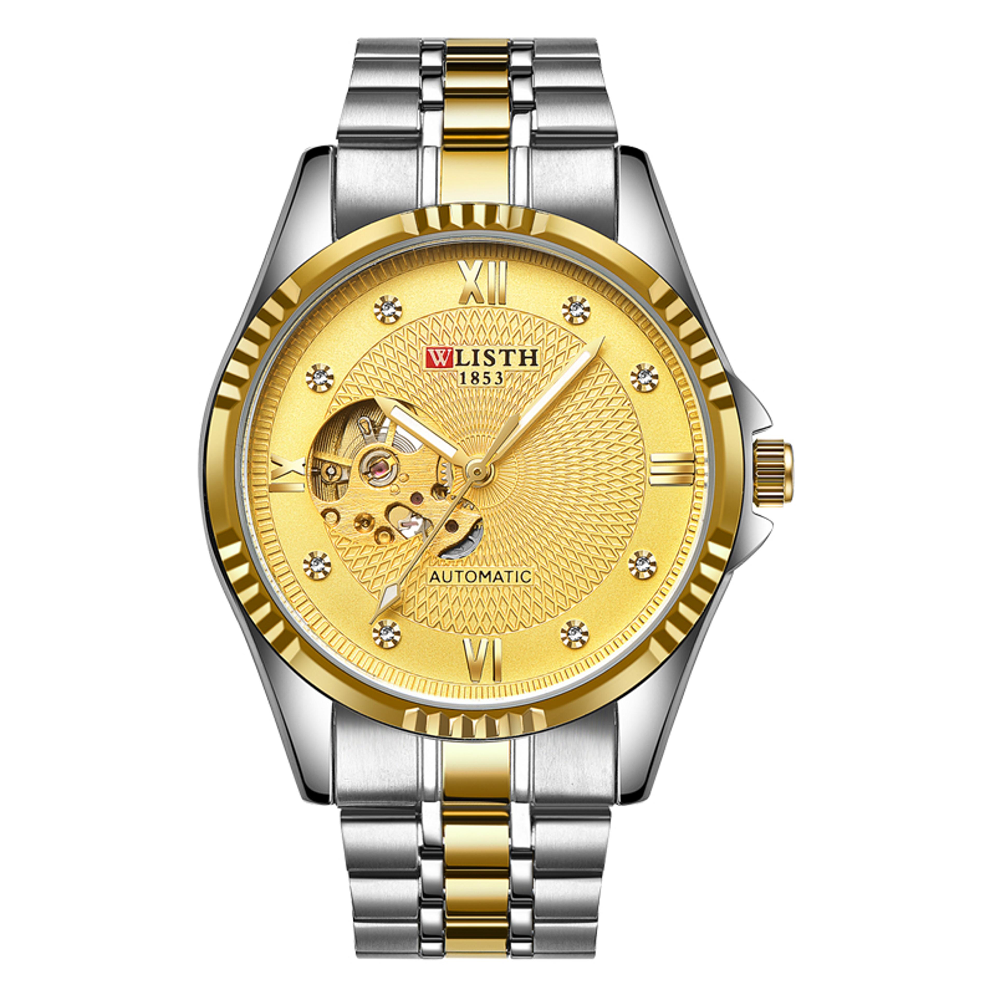 Business Personality Trend Mechanical Mens Steel Band Watch 5