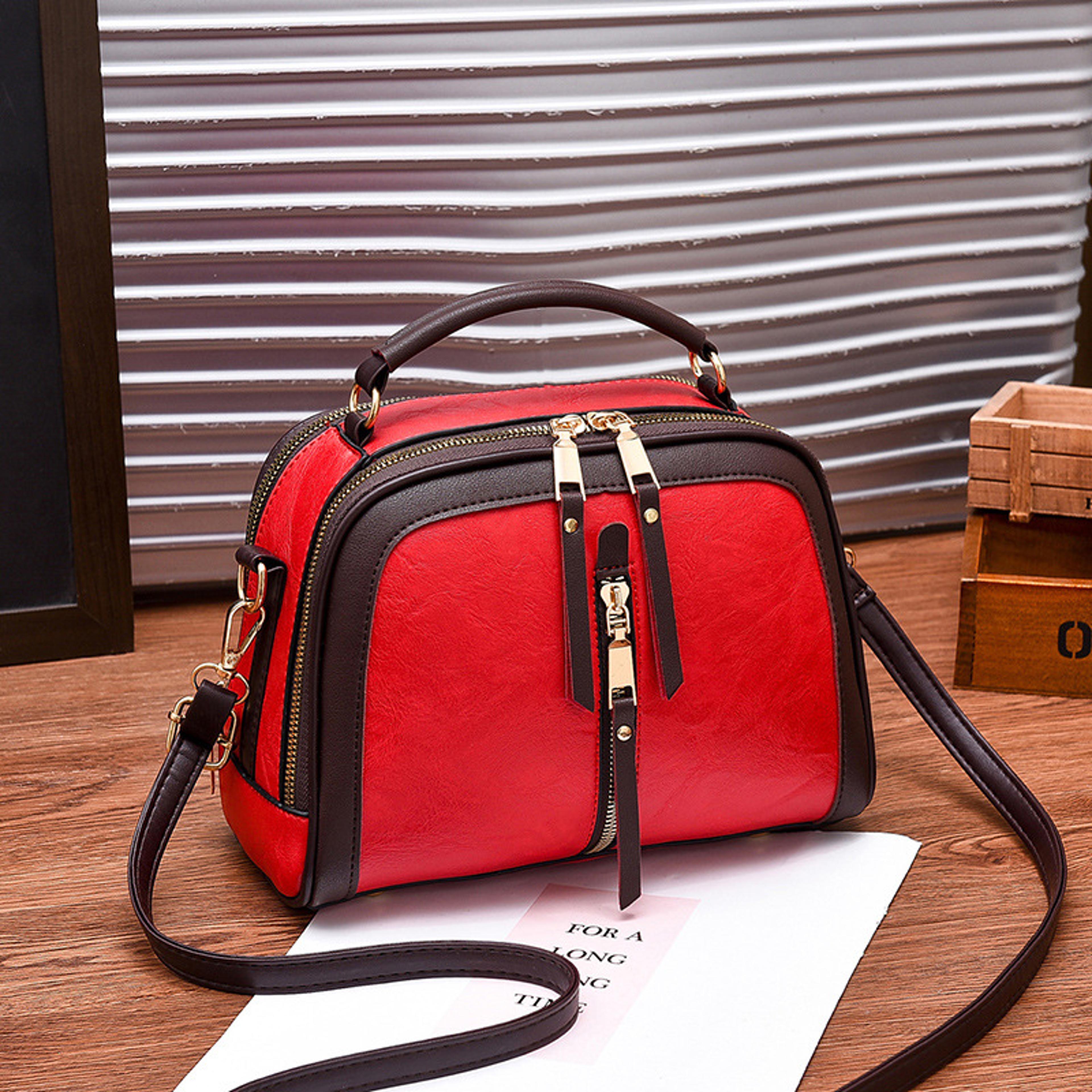 Vintage Small Crossbody Shoulder Bag For Women PU Leather Messenger Tote 4