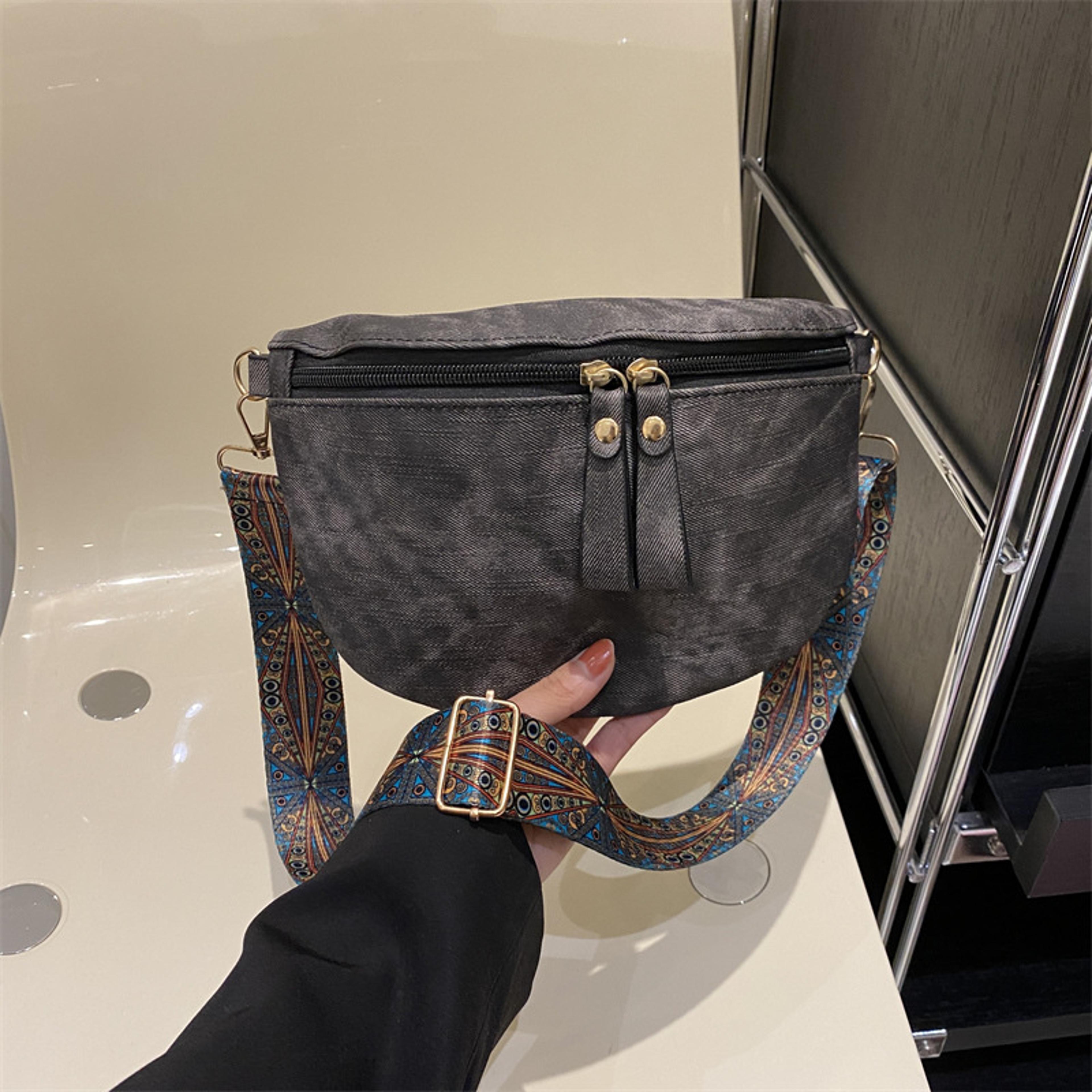 Stylish PU Leather Hobo Satchel Chest Bag Luxury Womens Fashion Waist Pack 7