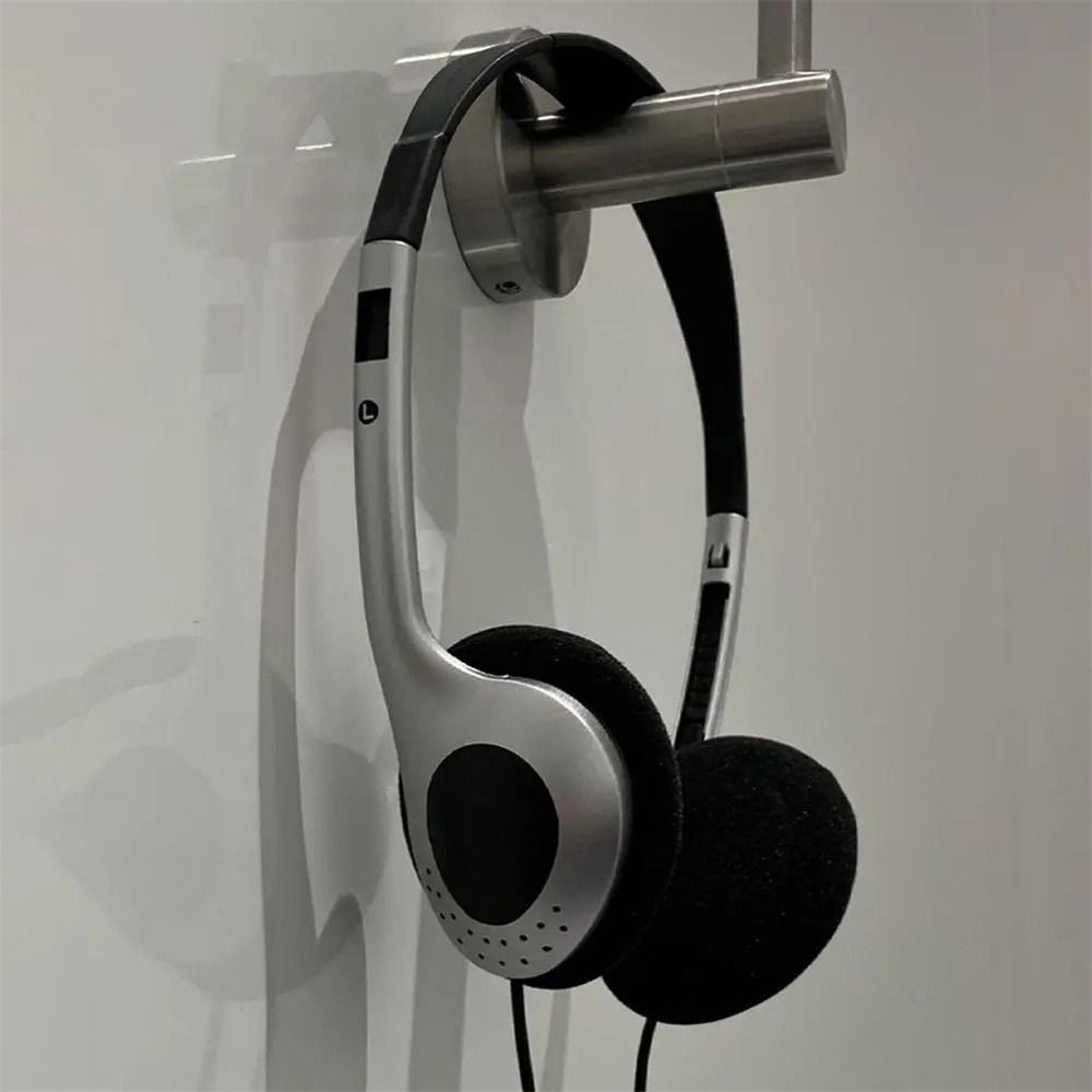 retro personality headset stylish over ear blue & black fashion headphones