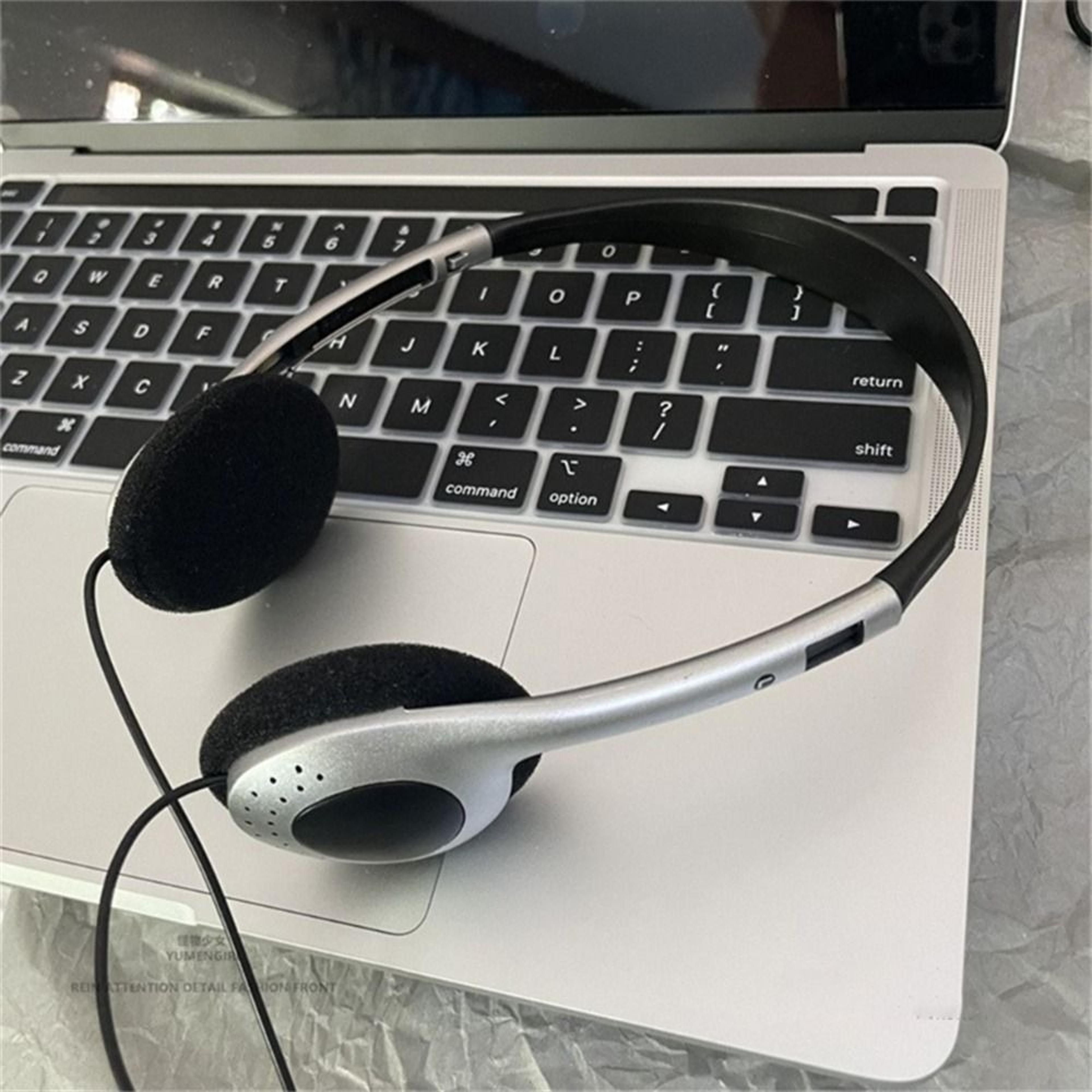 Retro Personality Headset Stylish Over Ear Blue  Black Fashion Headphones 4